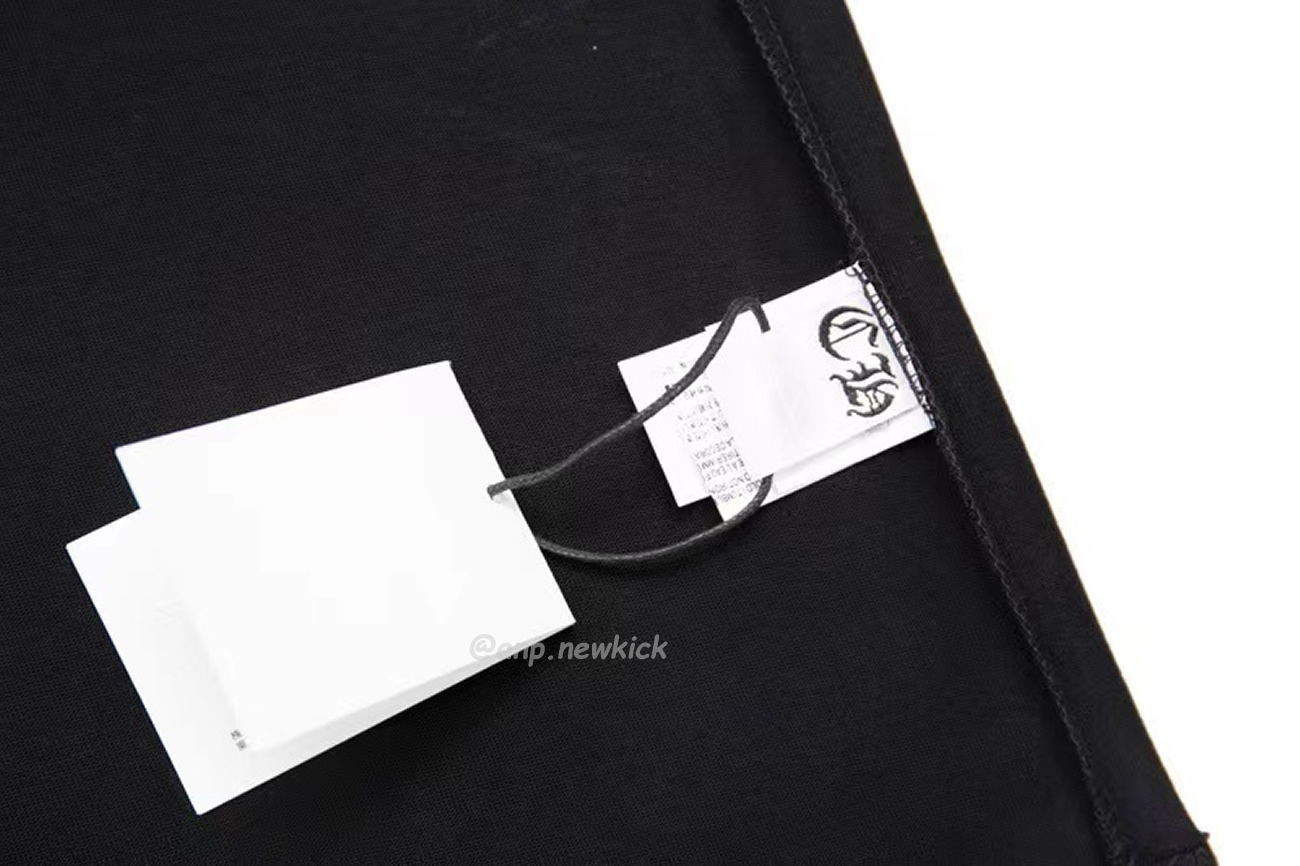 Chrome Hearts Horse Shoe Logo Pocket Black T Shirt (3) - www.newkick.org