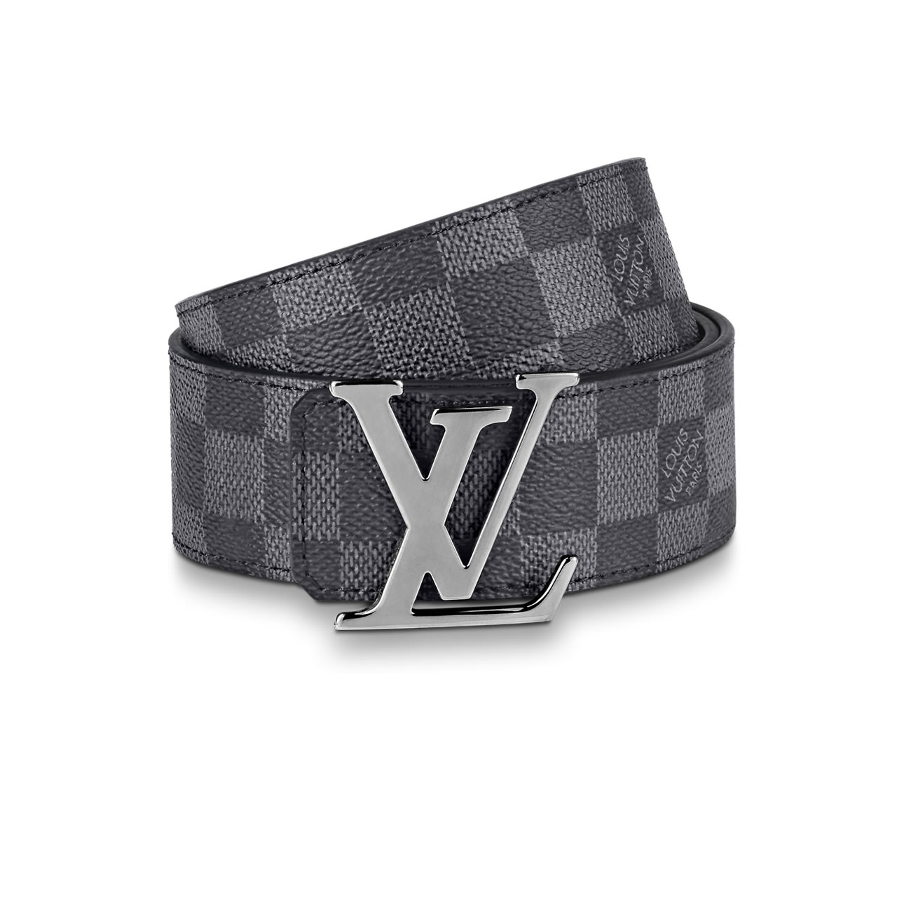 Lv Initiales 95cm 125cm Damier Black Belt (1) - www.newkick.org