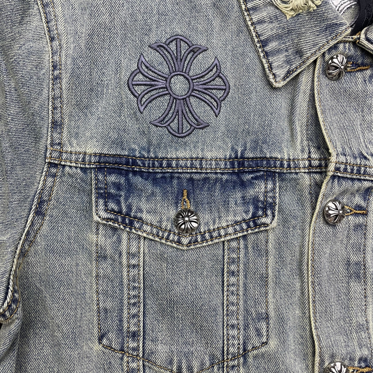 Chrome Hearts Patch Cross Denim (2) - www.newkick.org