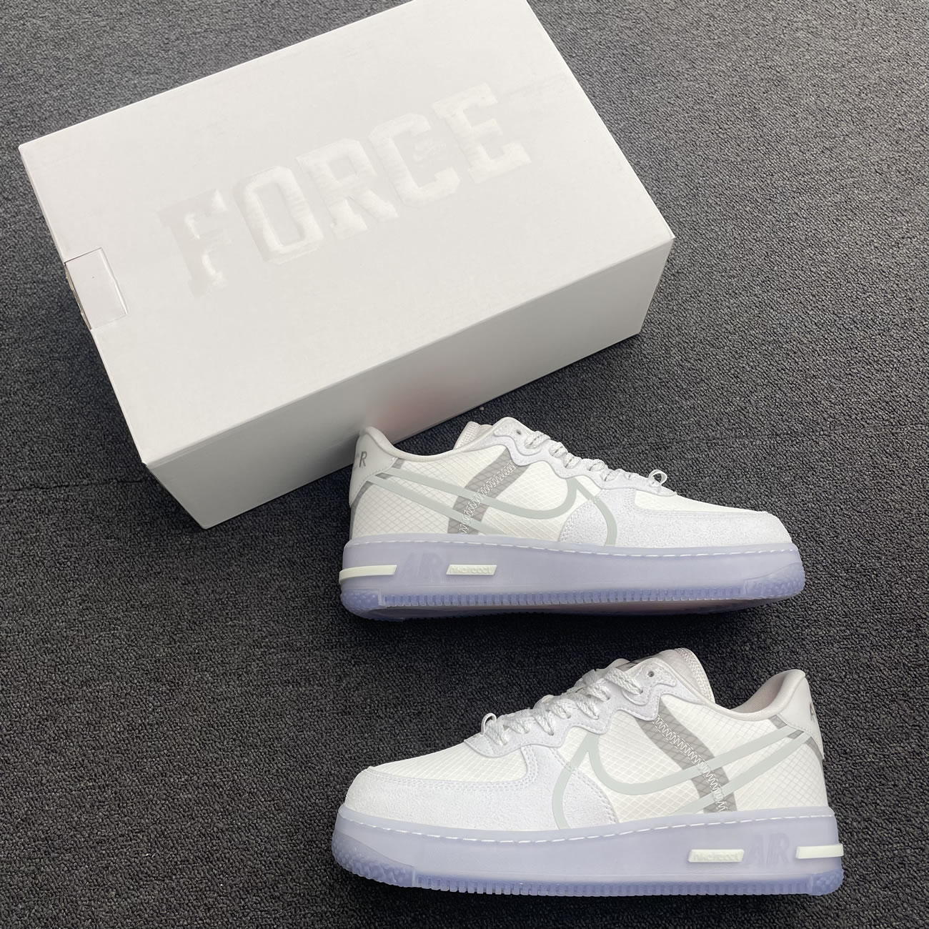 Nike Air Force 1 React White Light Bone Cq8879 100 (13) - www.newkick.org