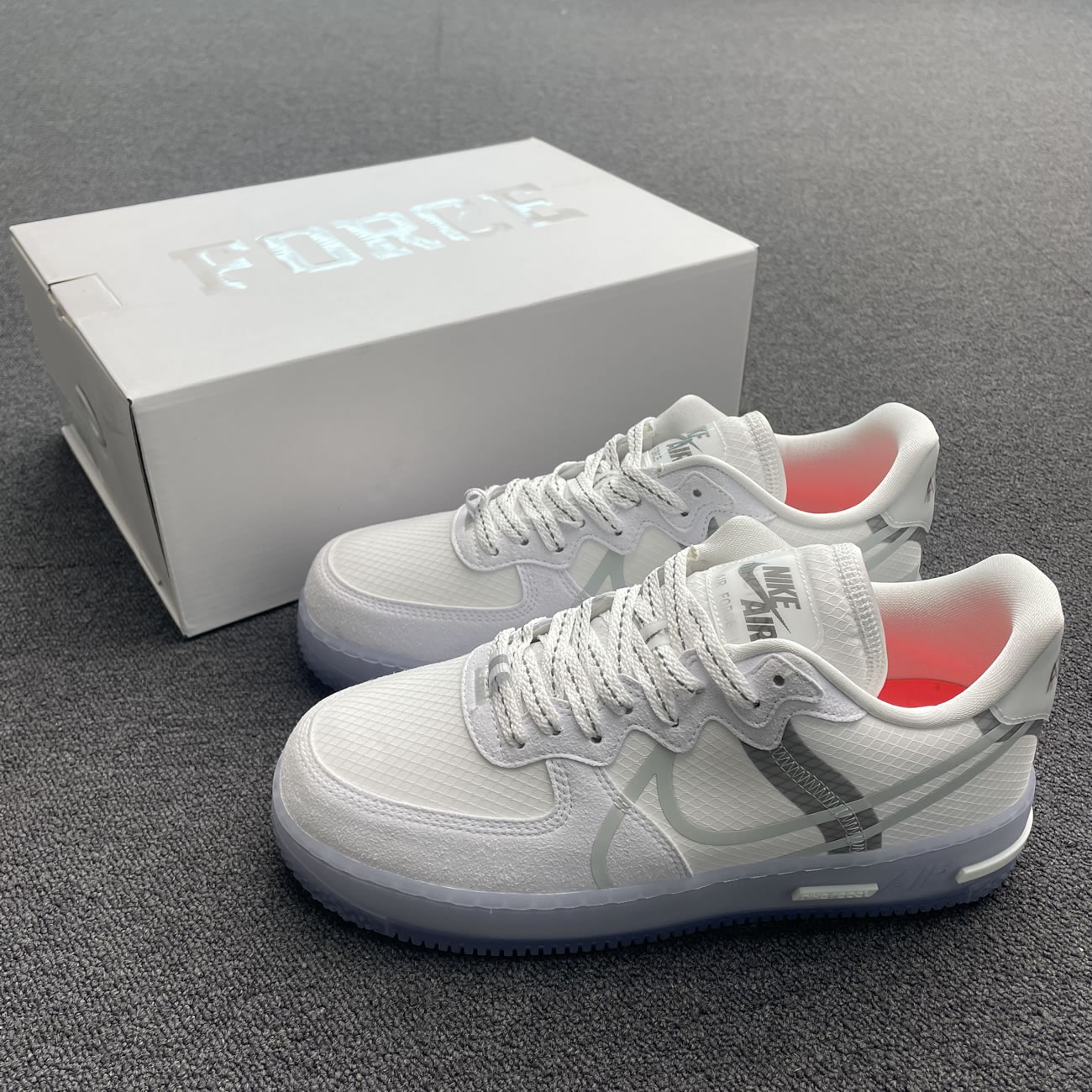 Nike Air Force 1 React White Light Bone Cq8879 100 (8) - www.newkick.org