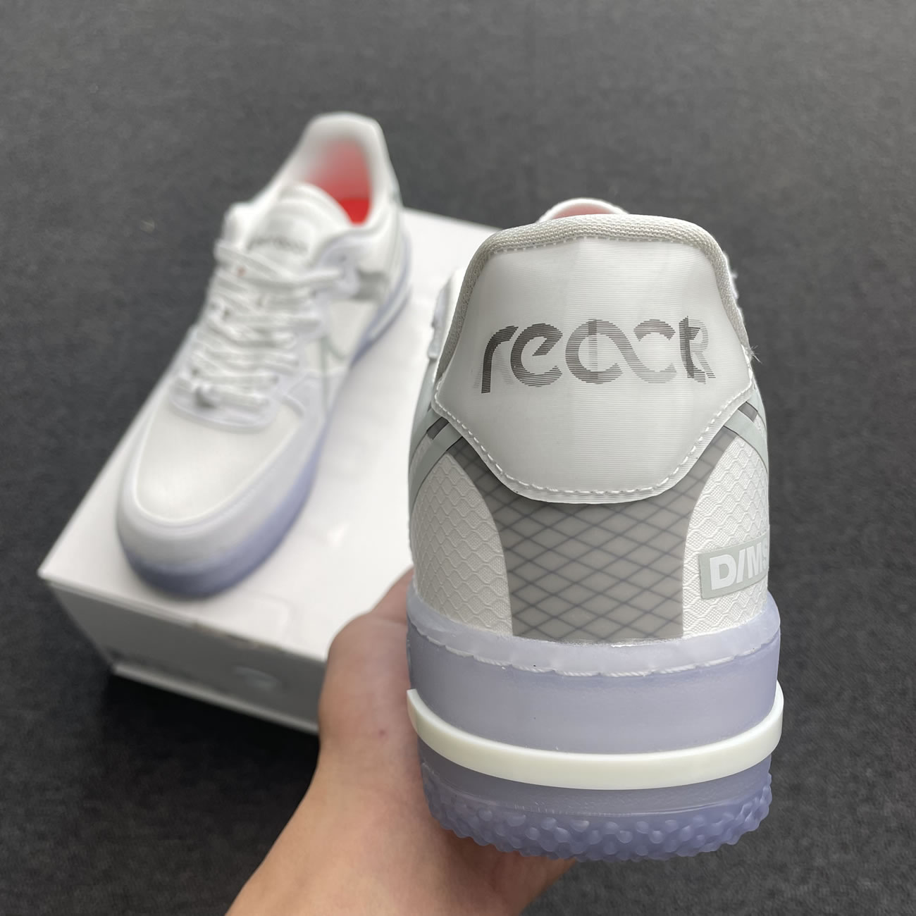 Nike Air Force 1 React White Light Bone Cq8879 100 (9) - www.newkick.org