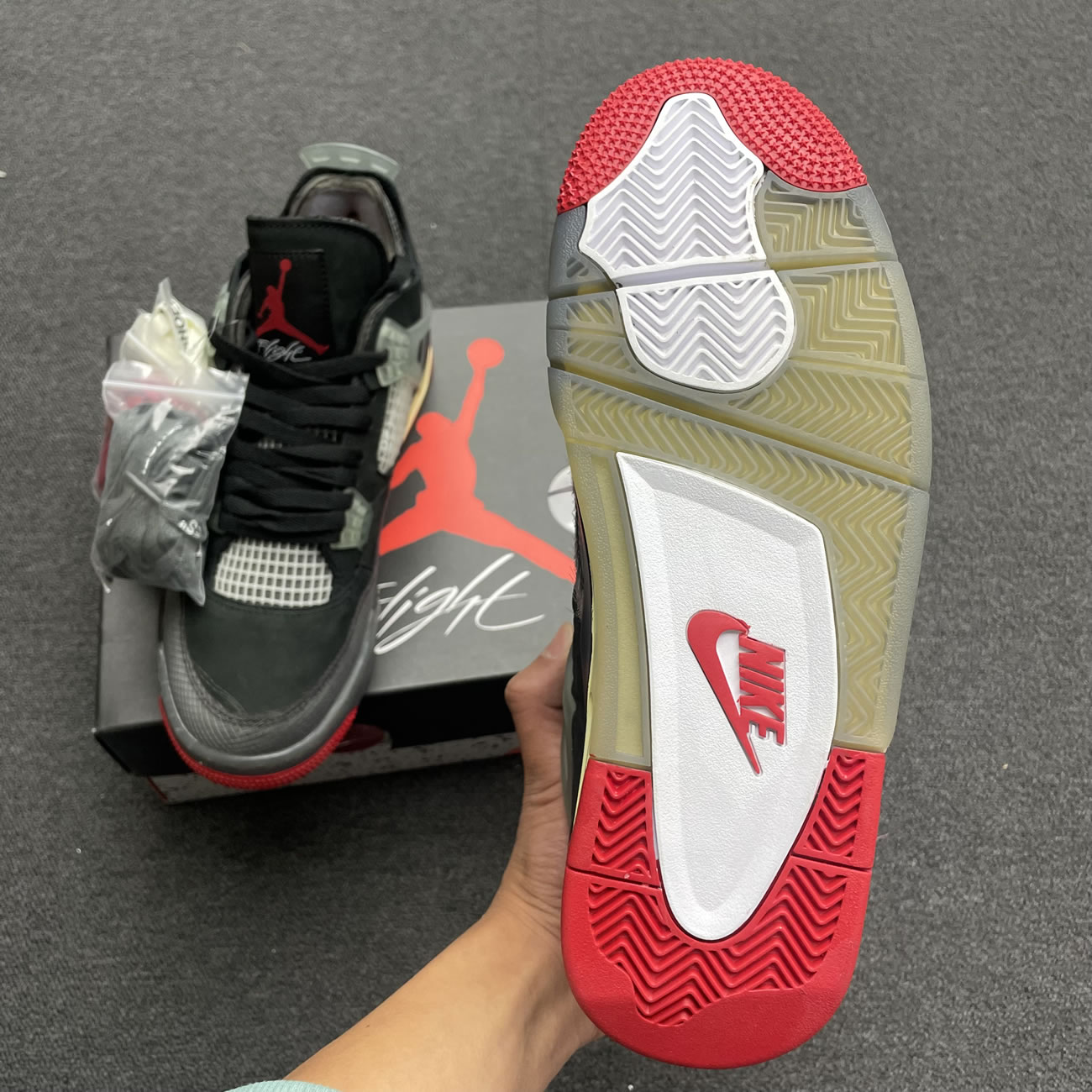 Off White X Air Jordan 4 Bred Black Red Release Date Cv9388 001 (2) - www.newkick.org