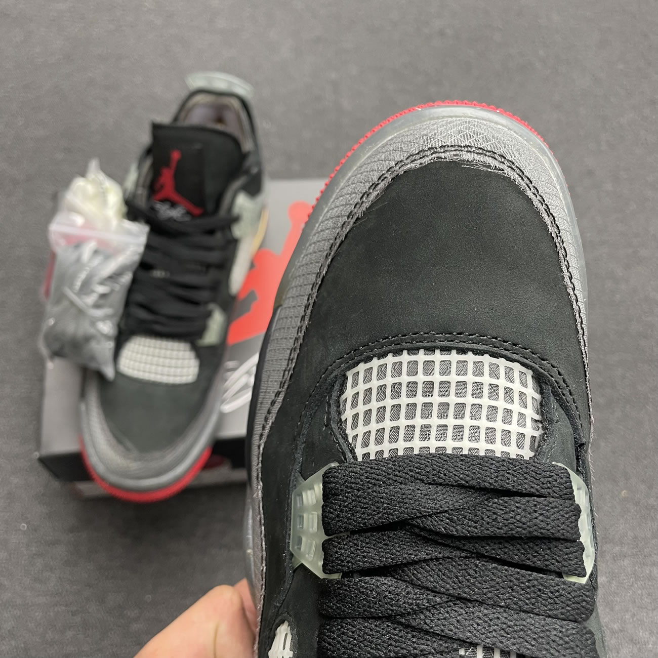 Off White X Air Jordan 4 Bred Black Red Release Date Cv9388 001 (3) - www.newkick.org
