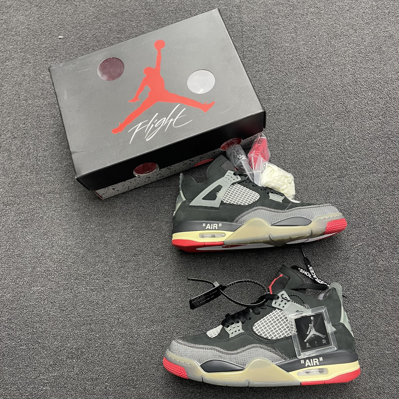 Off White X Air Jordan 4 Bred Black Red Release Date Cv9388 001 (8) - www.newkick.org