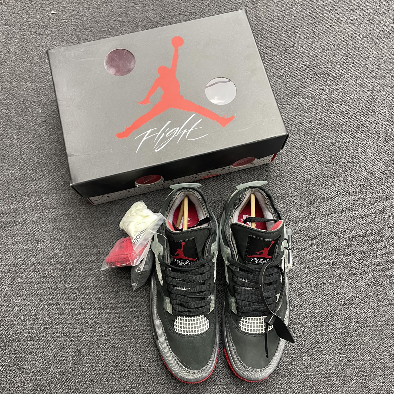 Off White X Air Jordan 4 Bred Black Red Release Date Cv9388 001 (9) - www.newkick.org