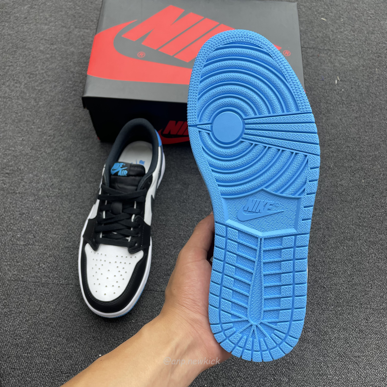Air Jordan 1 Retro Low Og Black Dark Powder Blue Cz0790 104 (5) - www.newkick.org