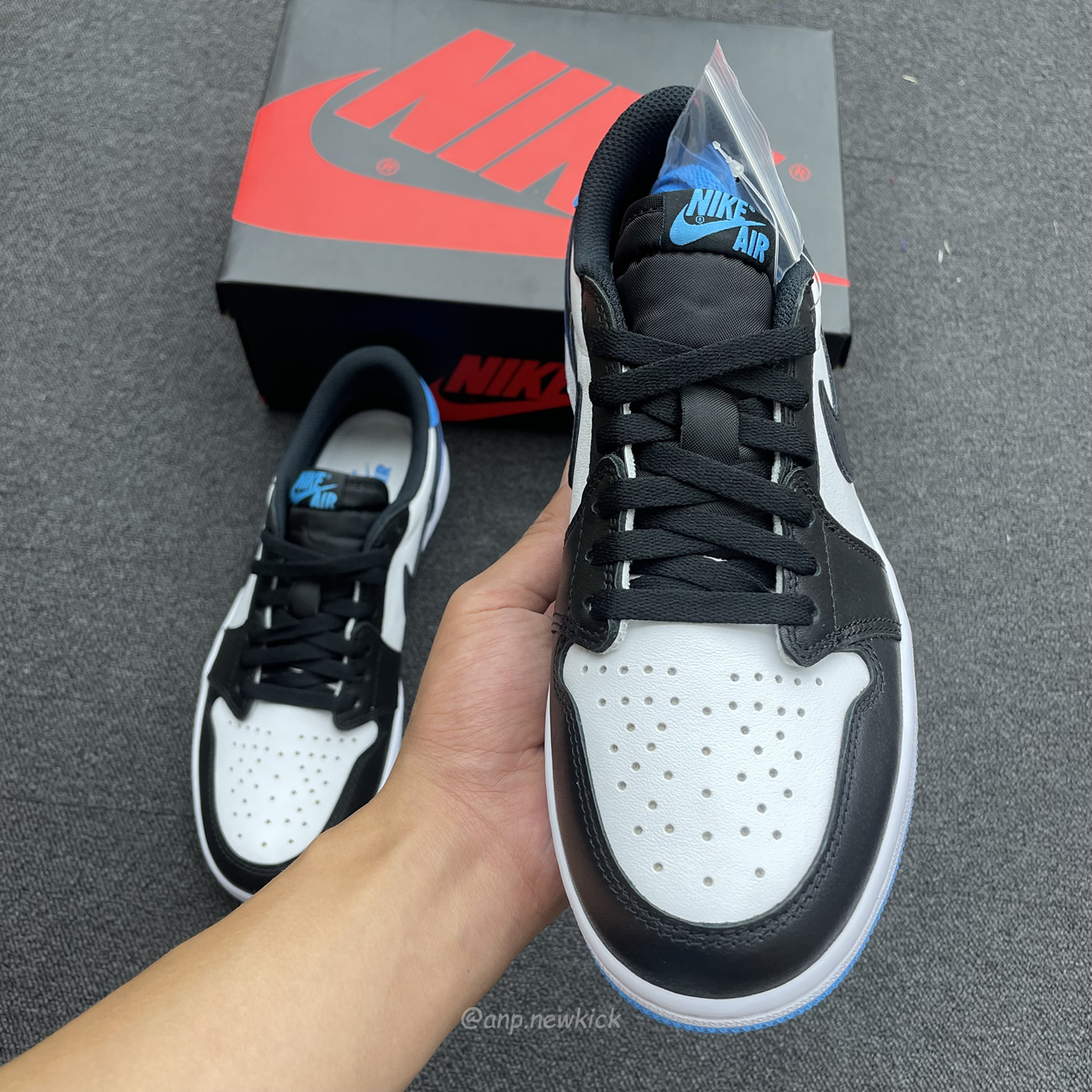 Air Jordan 1 Retro Low Og Black Dark Powder Blue Cz0790 104 (8) - www.newkick.org