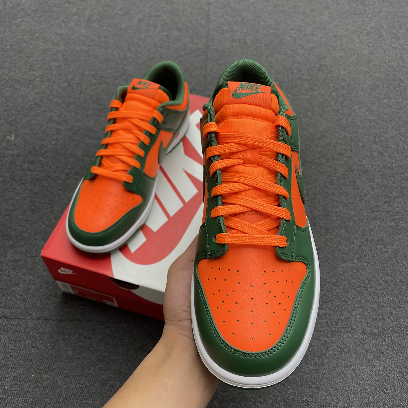 Nike Dunk Low Miami Hurricanes Dd1391 300 (11) - www.newkick.org