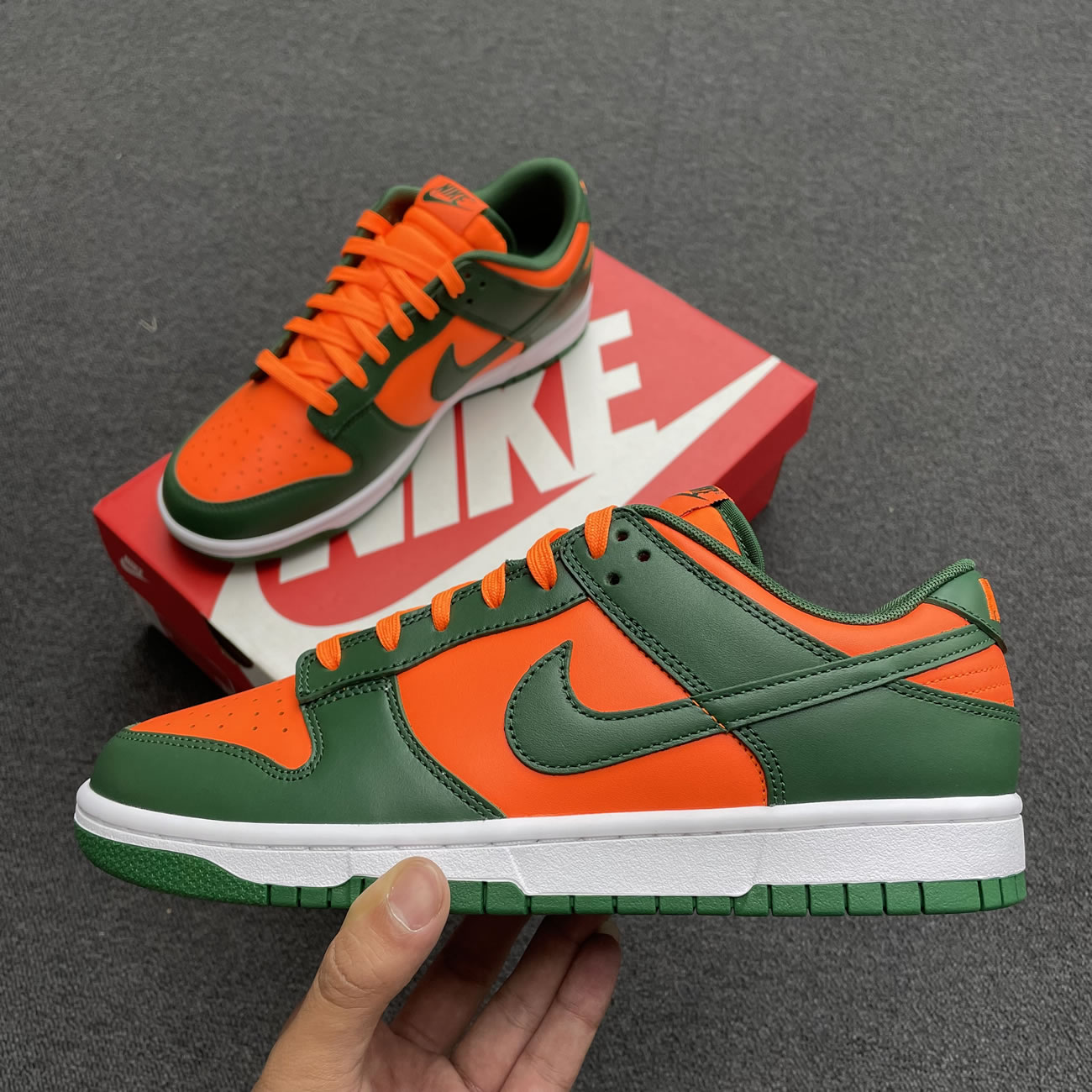 Nike Dunk Low Miami Hurricanes Dd1391 300 (12) - www.newkick.org