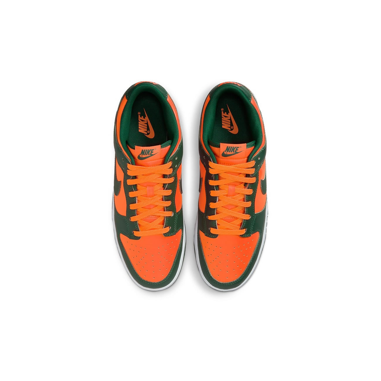 Nike Dunk Low Miami Hurricanes Dd1391 300 (4) - www.newkick.org