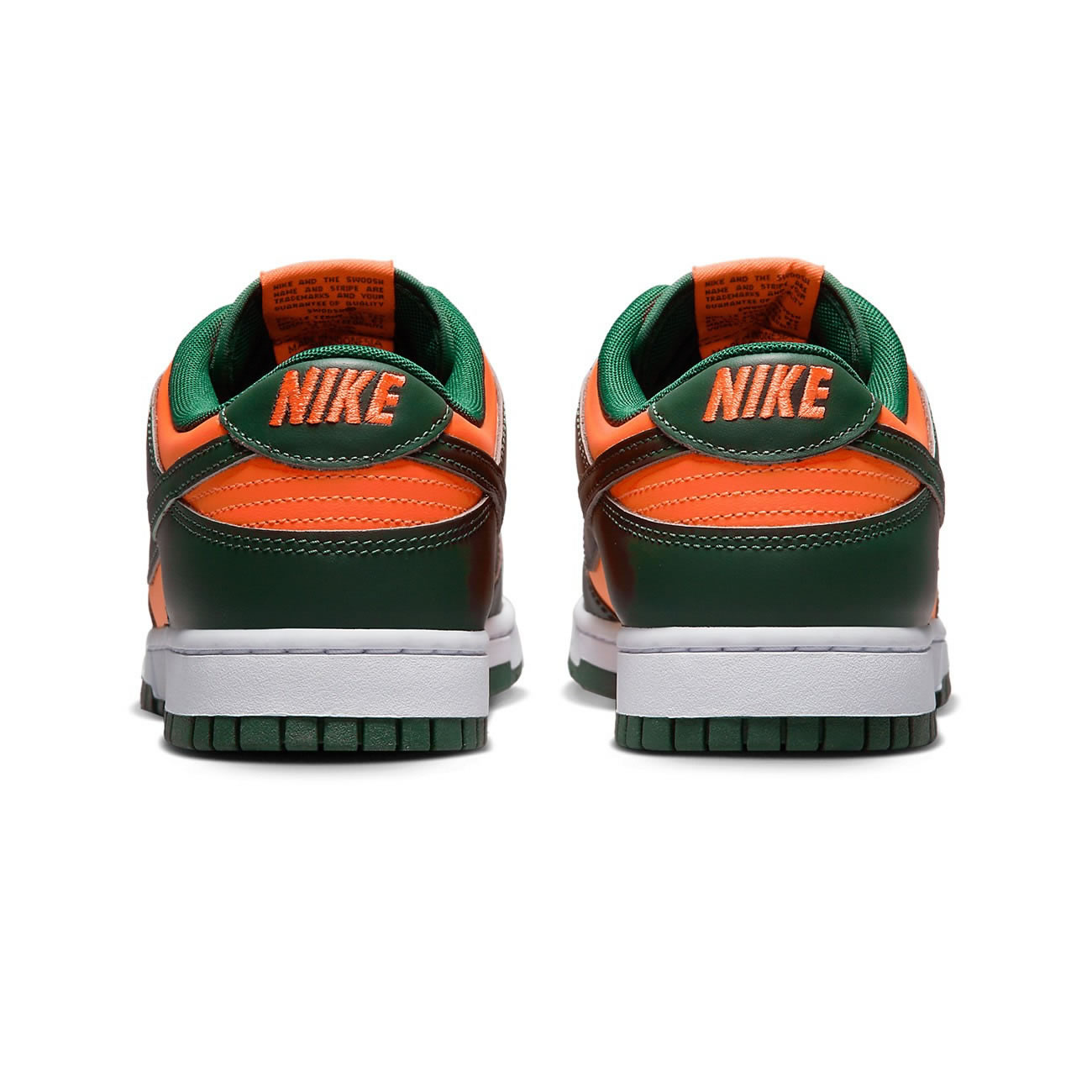 Nike Dunk Low Miami Hurricanes Dd1391 300 (5) - www.newkick.org