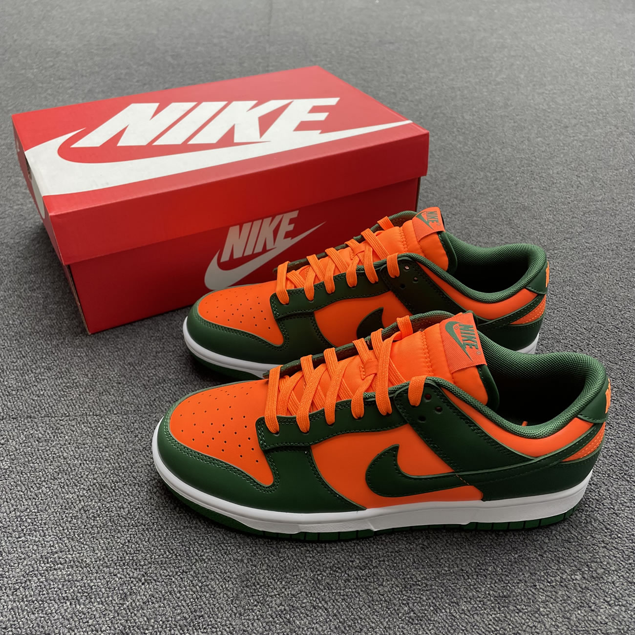 Nike Dunk Low Miami Hurricanes Dd1391 300 (9) - www.newkick.org