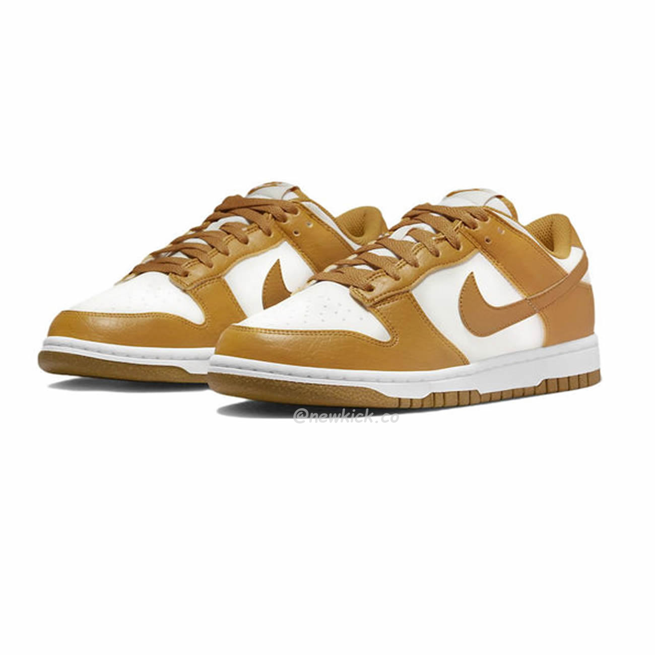 Nike Dunk Low Next Nature Phantom Gold Suede Dn1431 001 (3) - www.newkick.org
