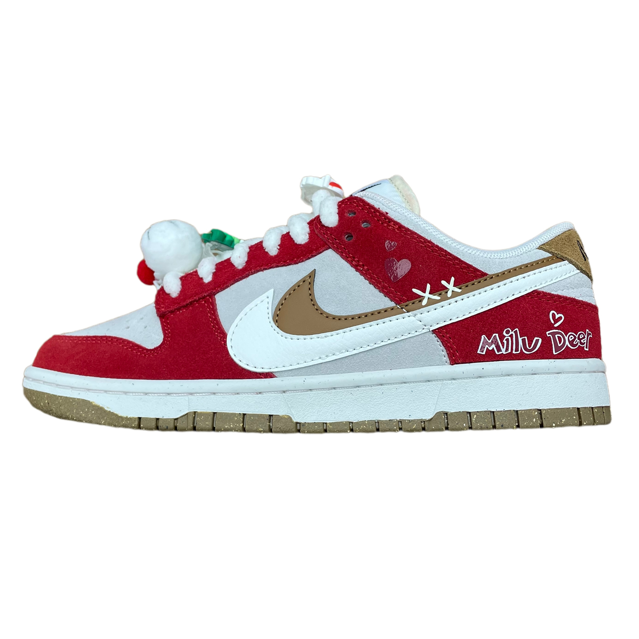 Nike Sb Dunk Low 85 Christmas Red White Brown Do9457 112 (1) - www.newkick.org