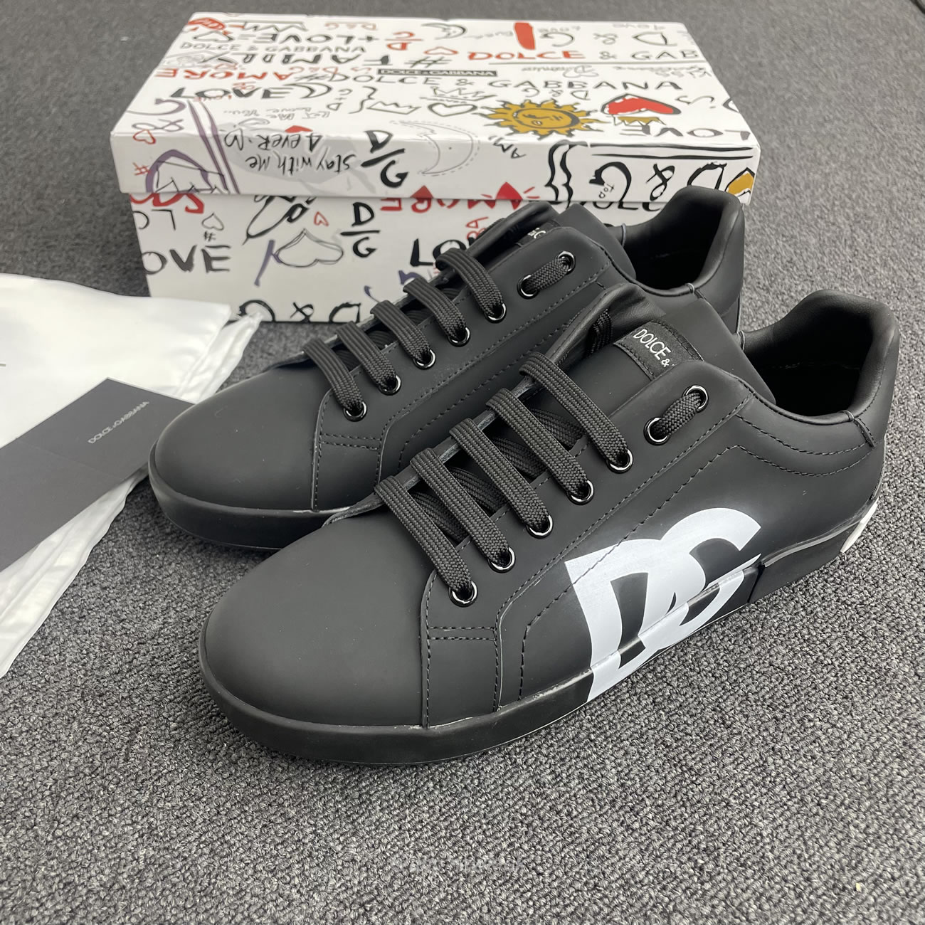 Dolce Gabbana Dg Logo Print Portofino Napa Calf Leather Sneakers (24) - www.newkick.org Dolce Gabbana Dg Logo Print Portofino Napa Calf Leather Sneakers (24) - www.newkick.org