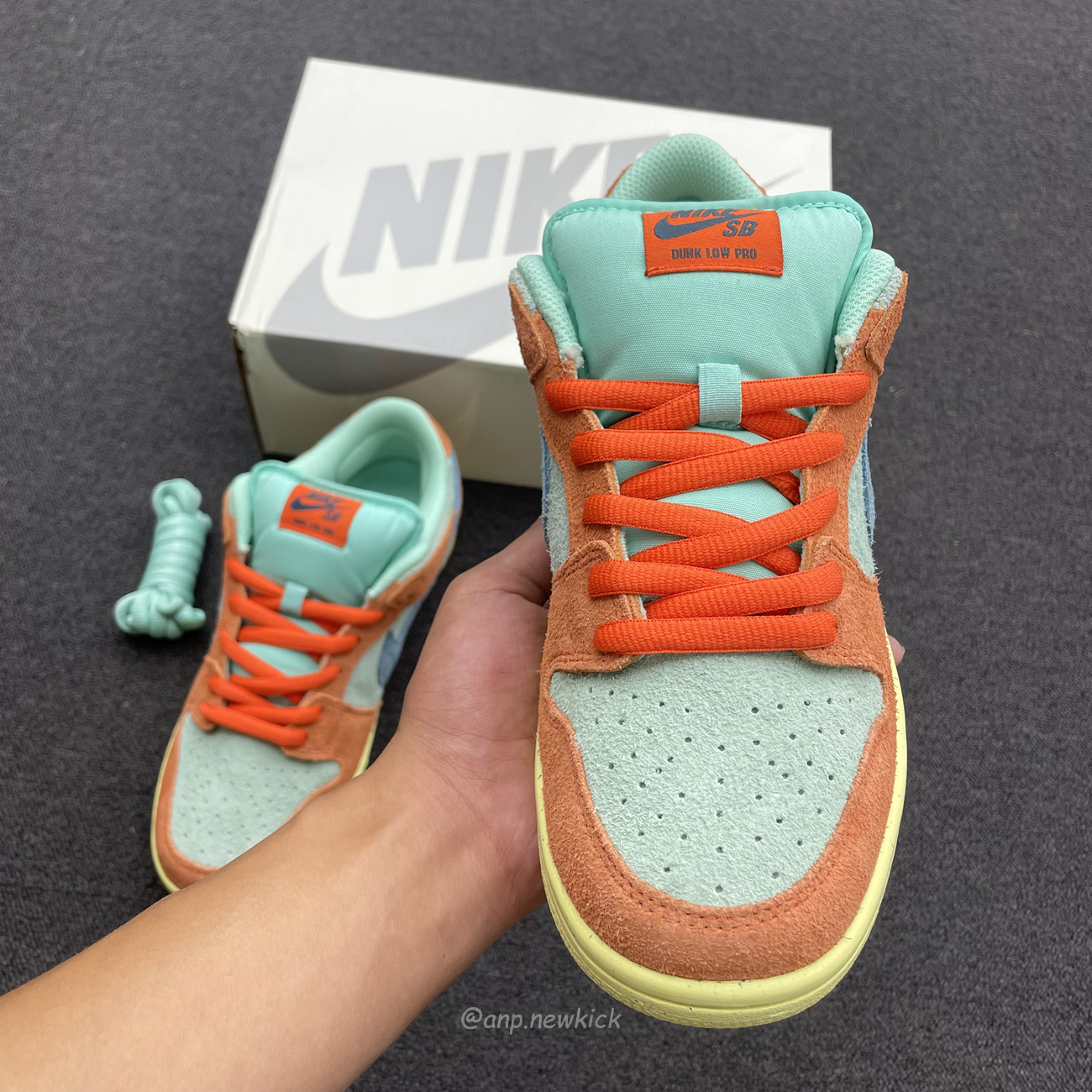 Nike Sb Dunk Low Orange Emerald Rise Dv5429 800 (10) - www.newkick.org