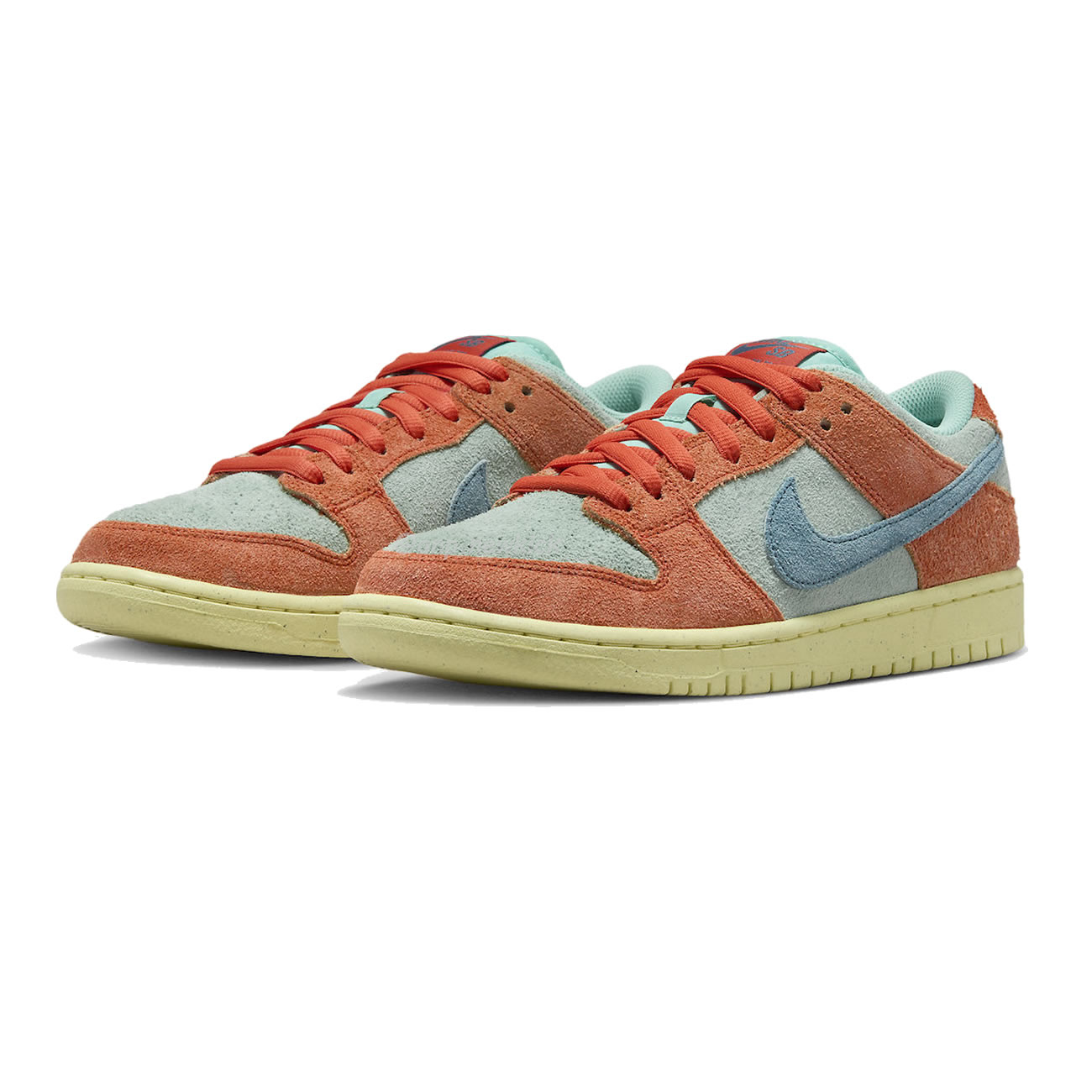 Nike Sb Dunk Low Orange Emerald Rise Dv5429 800 (2) - www.newkick.org