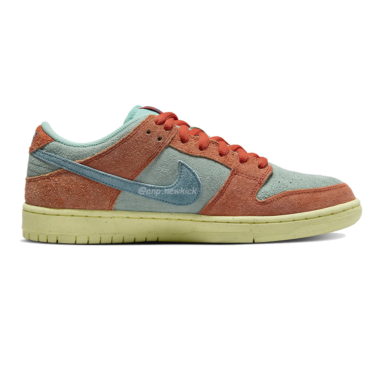 Nike Sb Dunk Low Orange Emerald Rise Dv5429 800 (3) - www.newkick.org