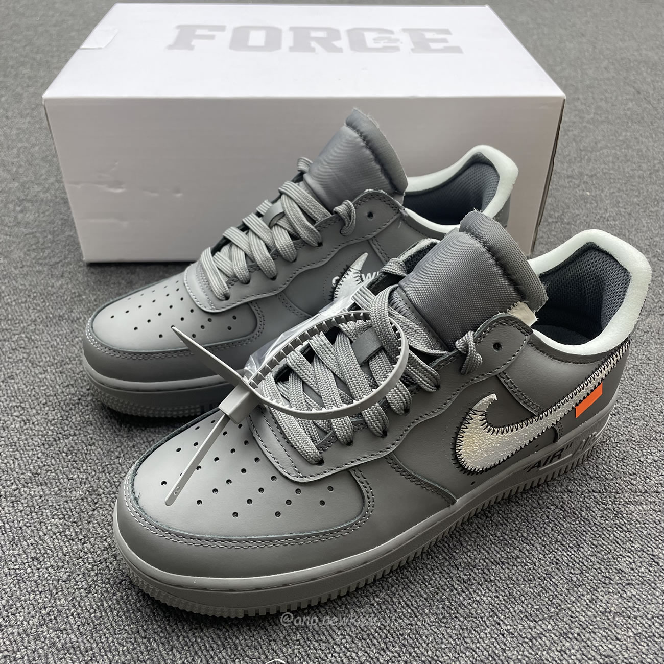 Nike Air Force 1 Low Off White Ghost Grey Dx1419 500 (7) - www.newkick.org