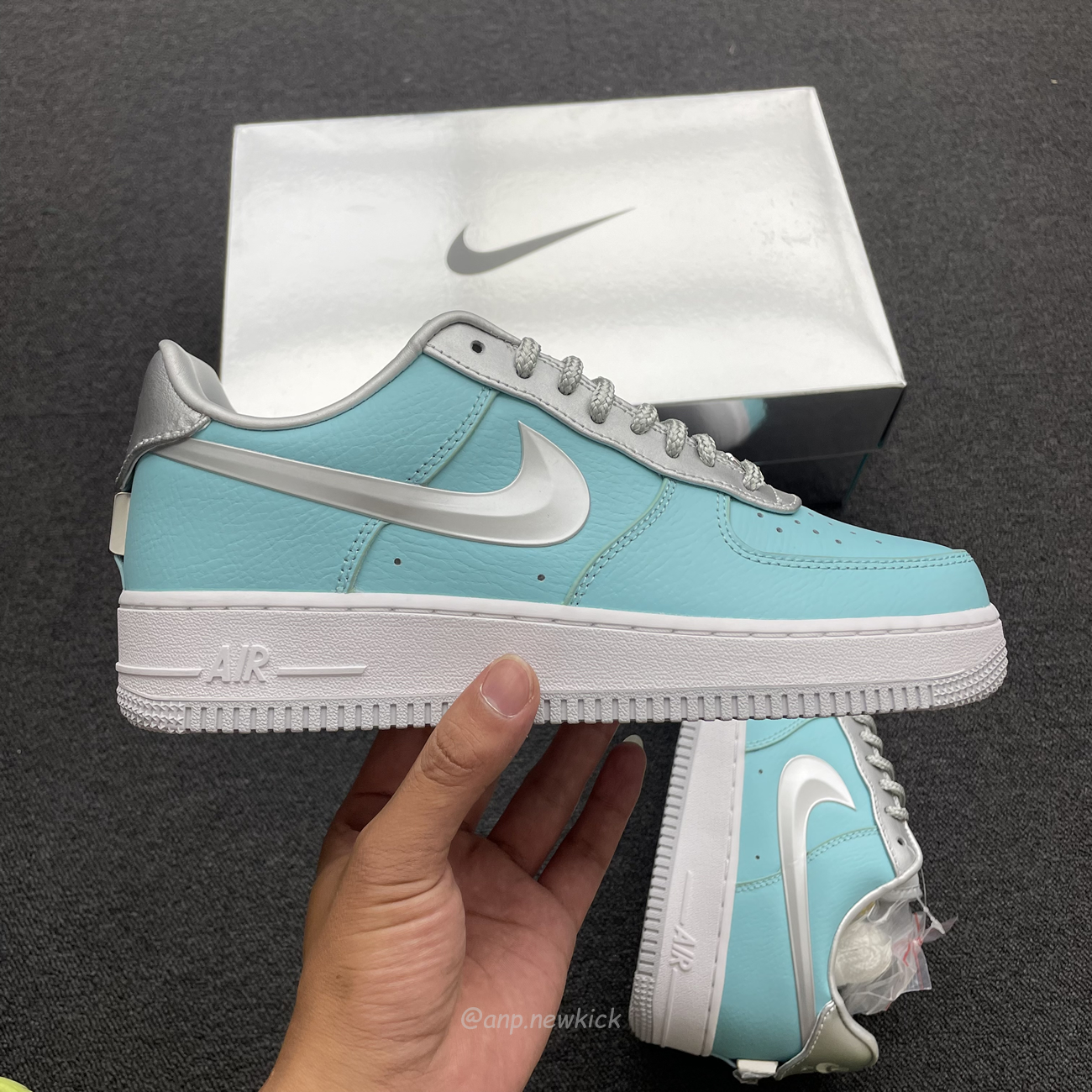 Nike Air Force 1 Low Tiffany Co 1837 Blue Silver Dz1382 003 (2) - www.newkick.org