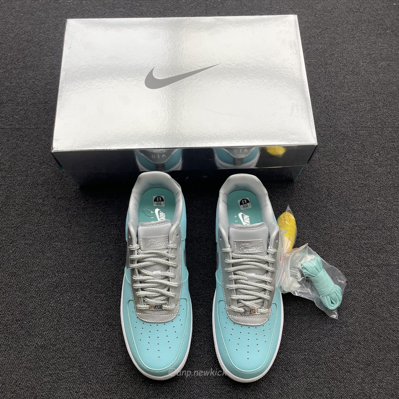 Nike Air Force 1 Low Tiffany Co 1837 Blue Silver Dz1382 003 (3) - www.newkick.org
