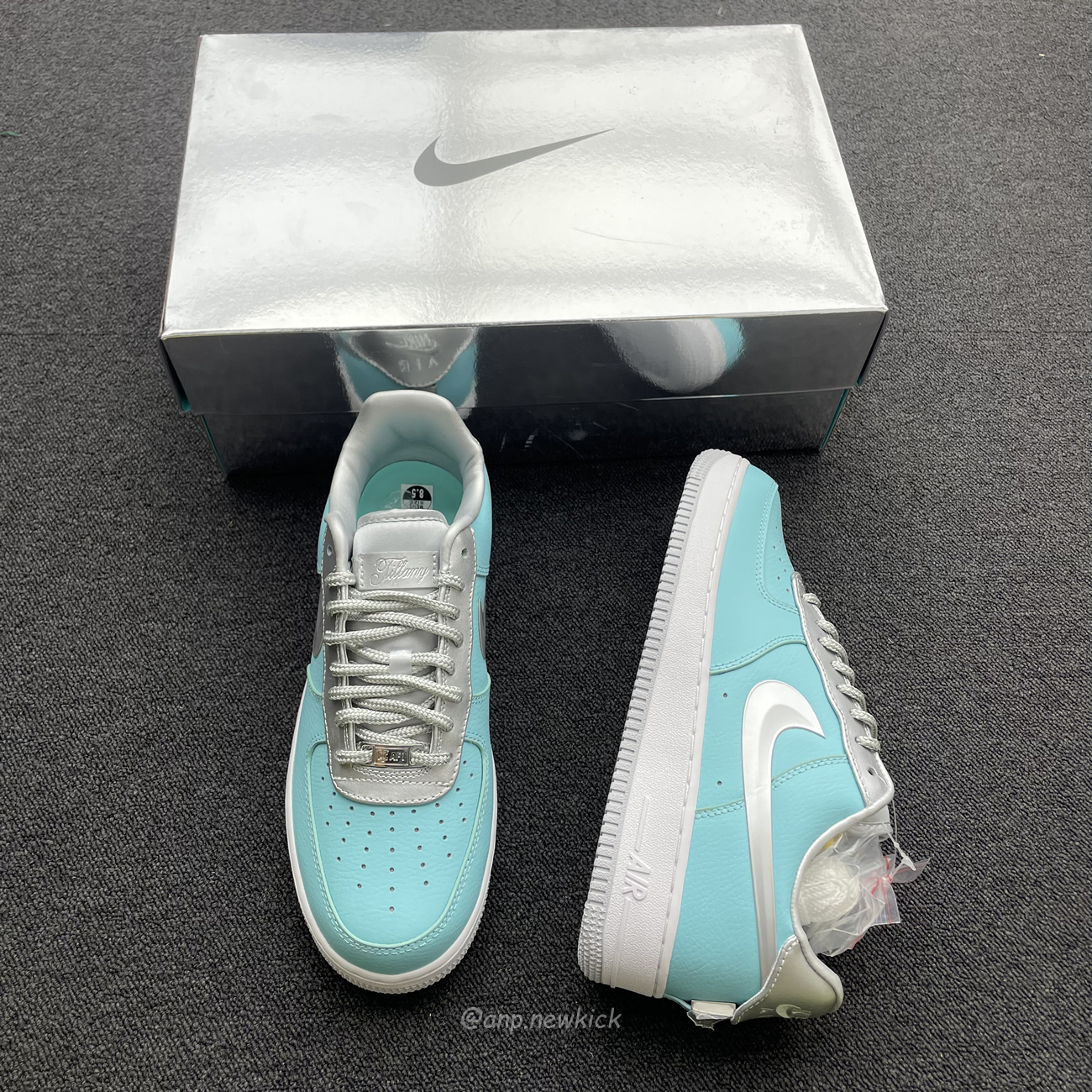 Nike Air Force 1 Low Tiffany Co 1837 Blue Silver Dz1382 003 (8) - www.newkick.org