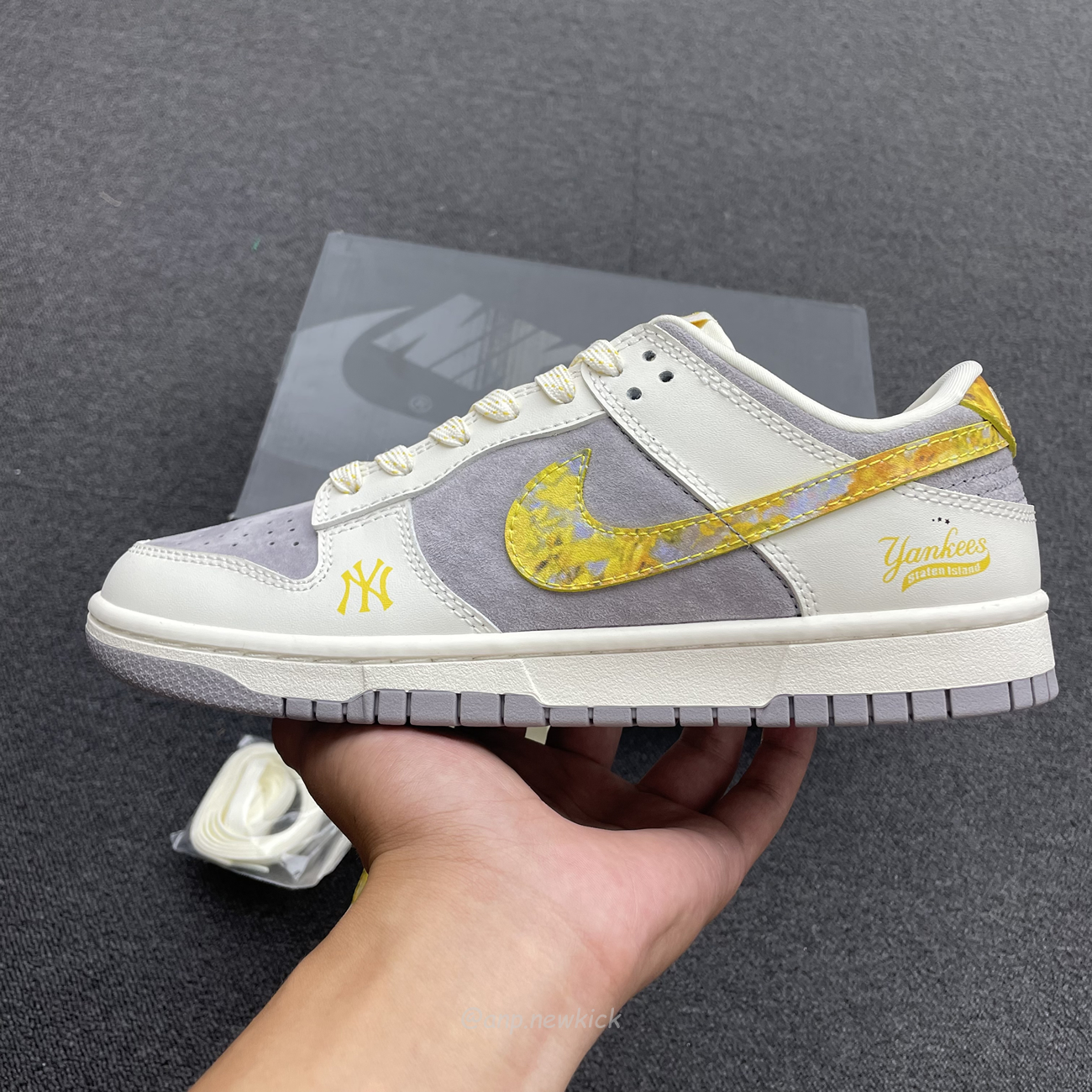 Nike Sb Dunk Low Mlb Off White Yellow Dark Grey Fc1688 117 (3) - www.newkick.org