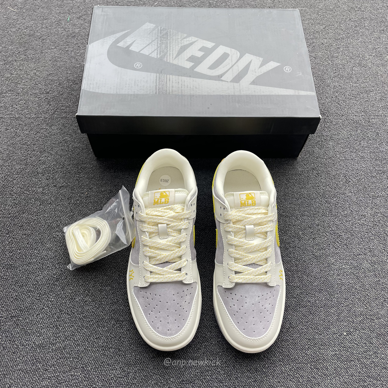 Nike Sb Dunk Low Mlb Off White Yellow Dark Grey Fc1688 117 (5) - www.newkick.org