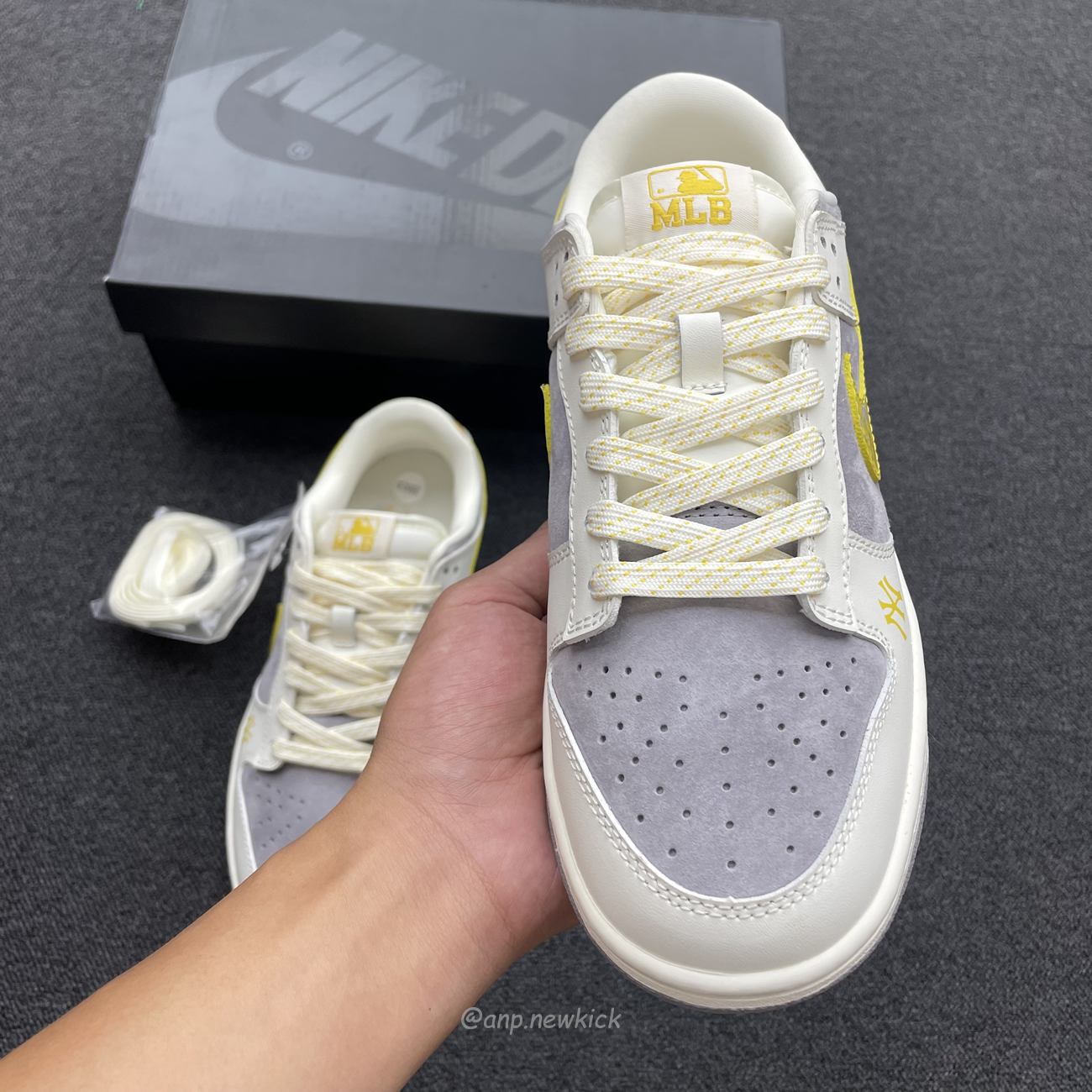 Nike Sb Dunk Low Mlb Off White Yellow Dark Grey Fc1688 117 (7) - www.newkick.org