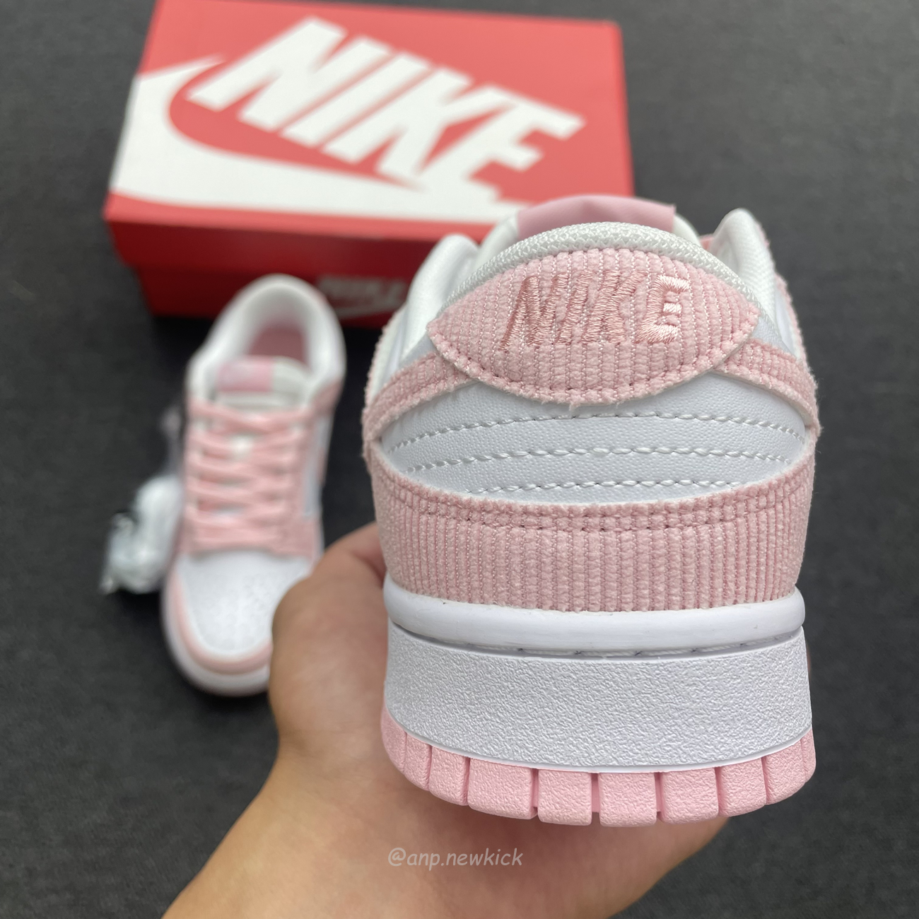 Nike Dunk Low Pink Corduroy Fn7167 100 (13) - www.newkick.org