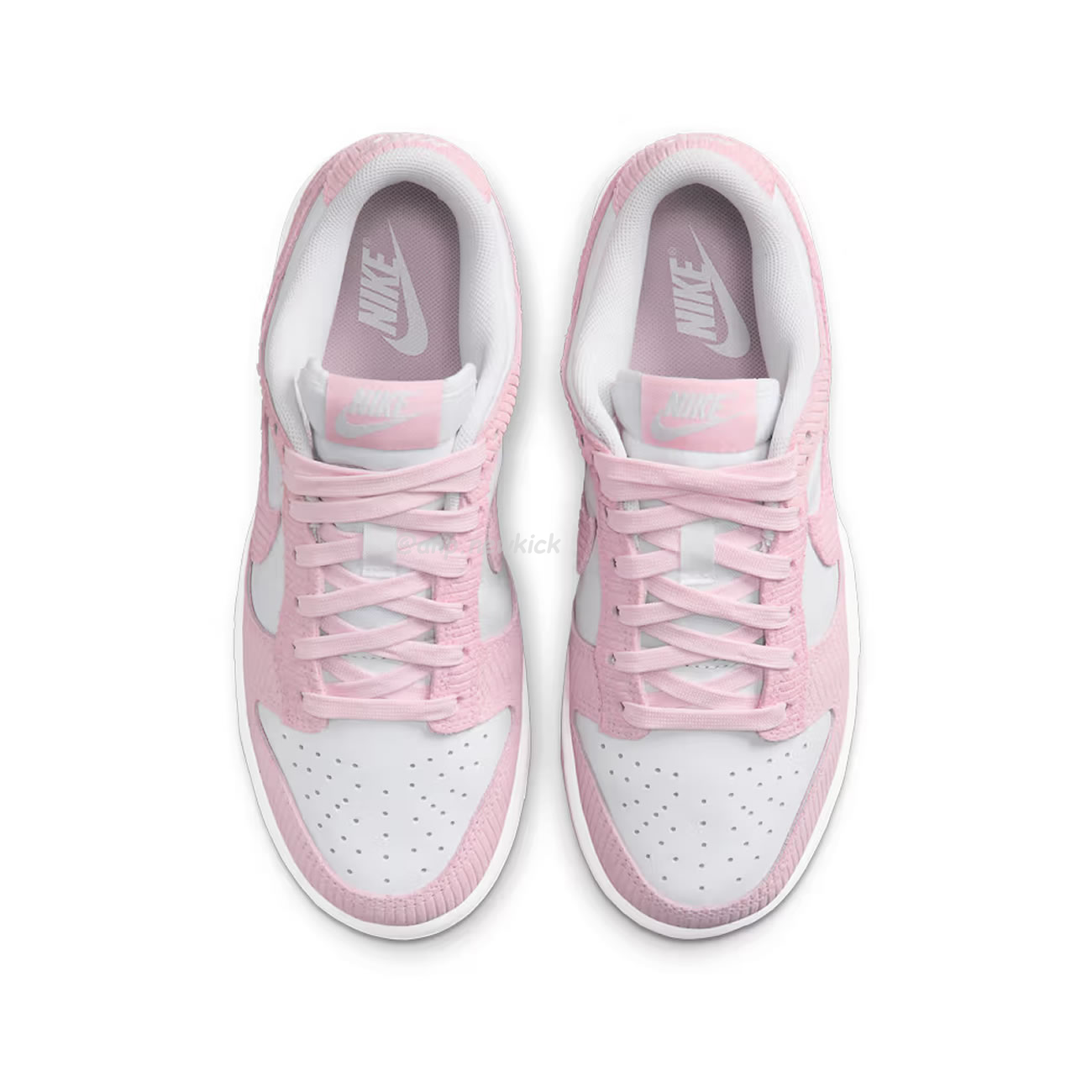 Nike Dunk Low Pink Corduroy Fn7167 100 (2) - www.newkick.org
