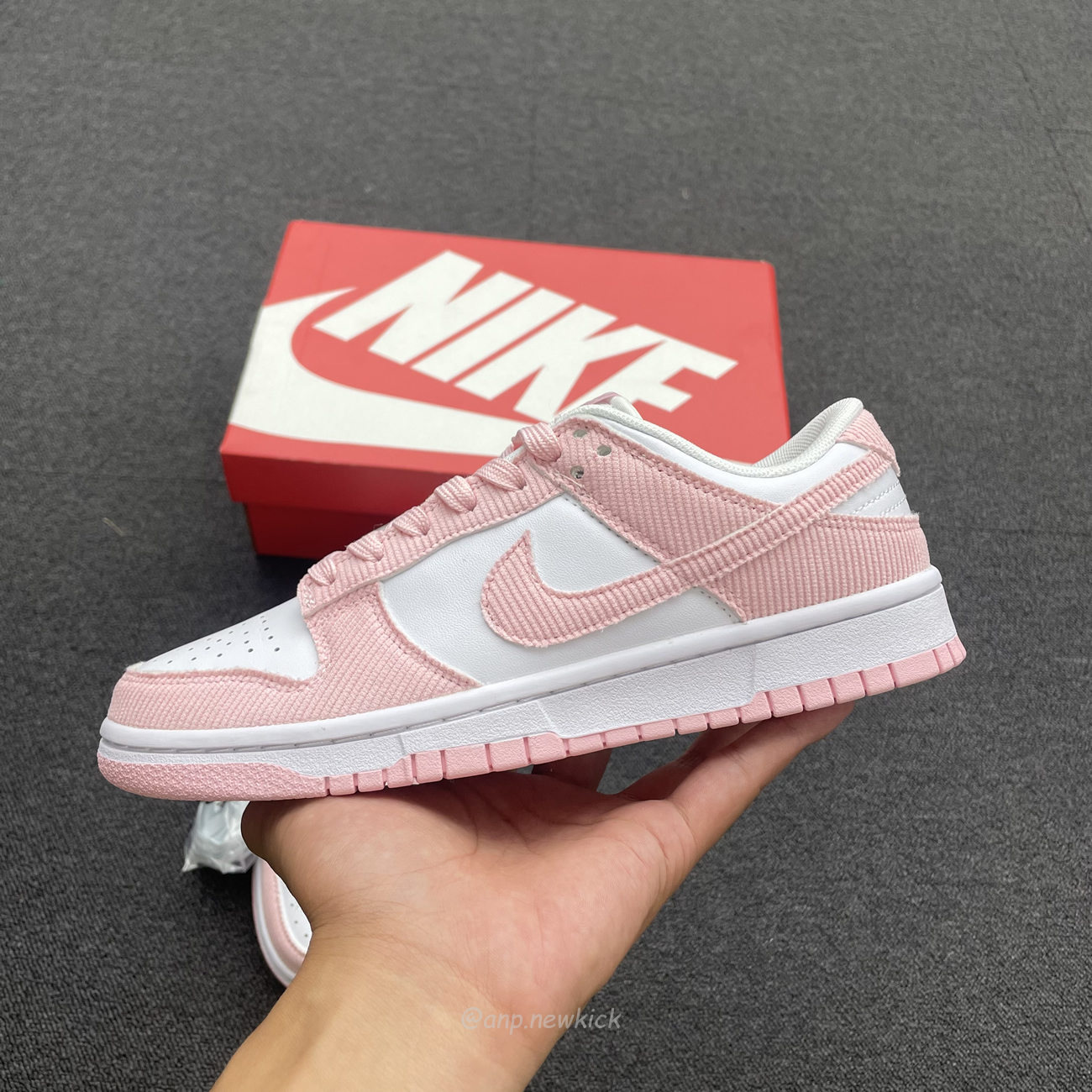 Nike Dunk Low Pink Corduroy Fn7167 100 (4) - www.newkick.org