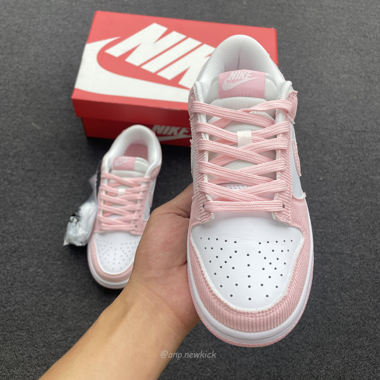 Nike Dunk Low Pink Corduroy Fn7167 100 (6) - www.newkick.org
