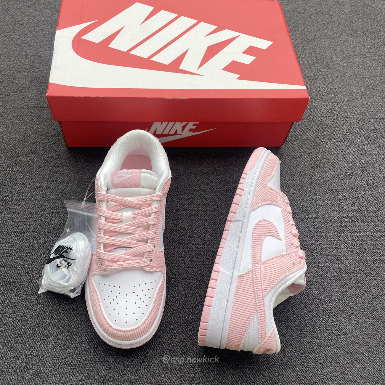 Nike Dunk Low Pink Corduroy Fn7167 100 (9) - www.newkick.org