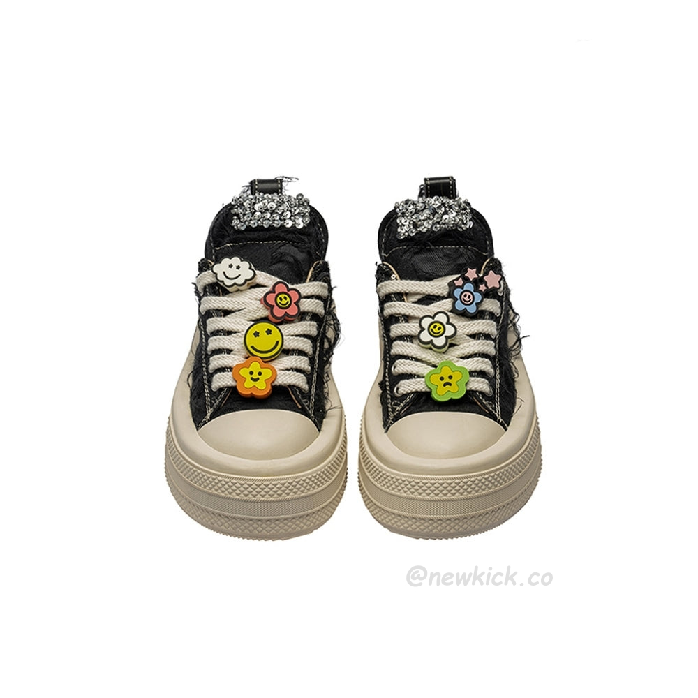 Foreshadow Double Uni Black Platform Sneaker (2) - www.newkick.org