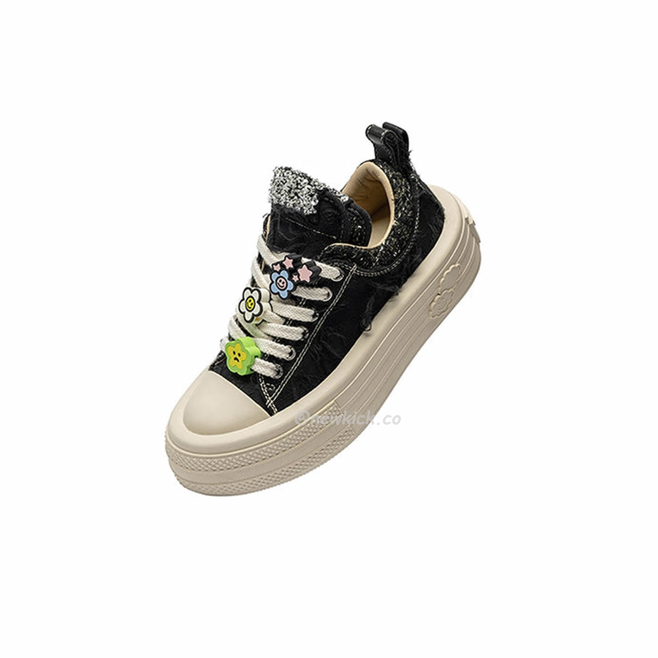 Foreshadow Double Uni Black Platform Sneaker (3) - www.newkick.org