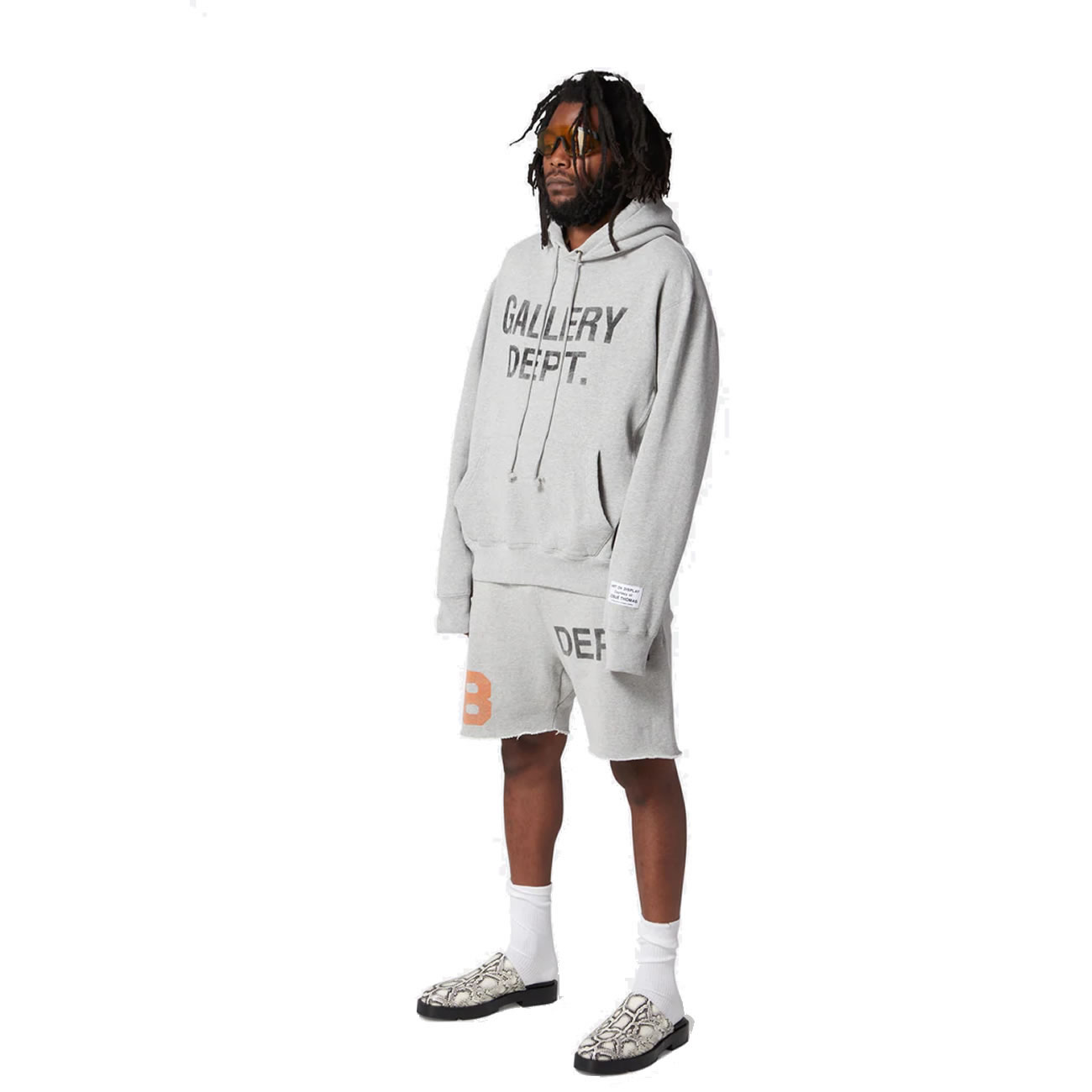 Gallery Dept Logo Sweat Shorts Trousers (7) - www.newkick.org