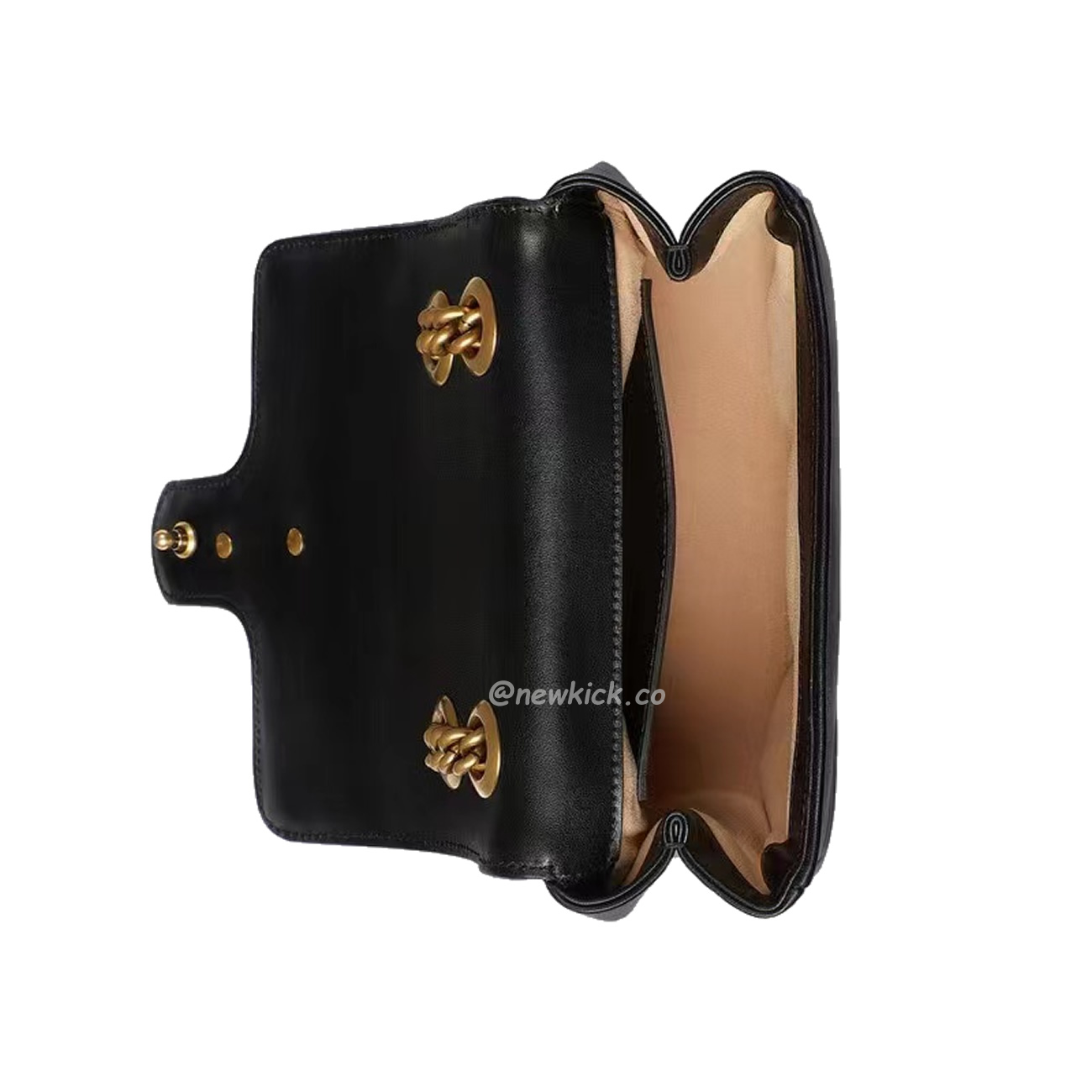 Gucci Gg Marmont Mini Shoulder Bag Matelasse Chevron Black (2) - www.newkick.org