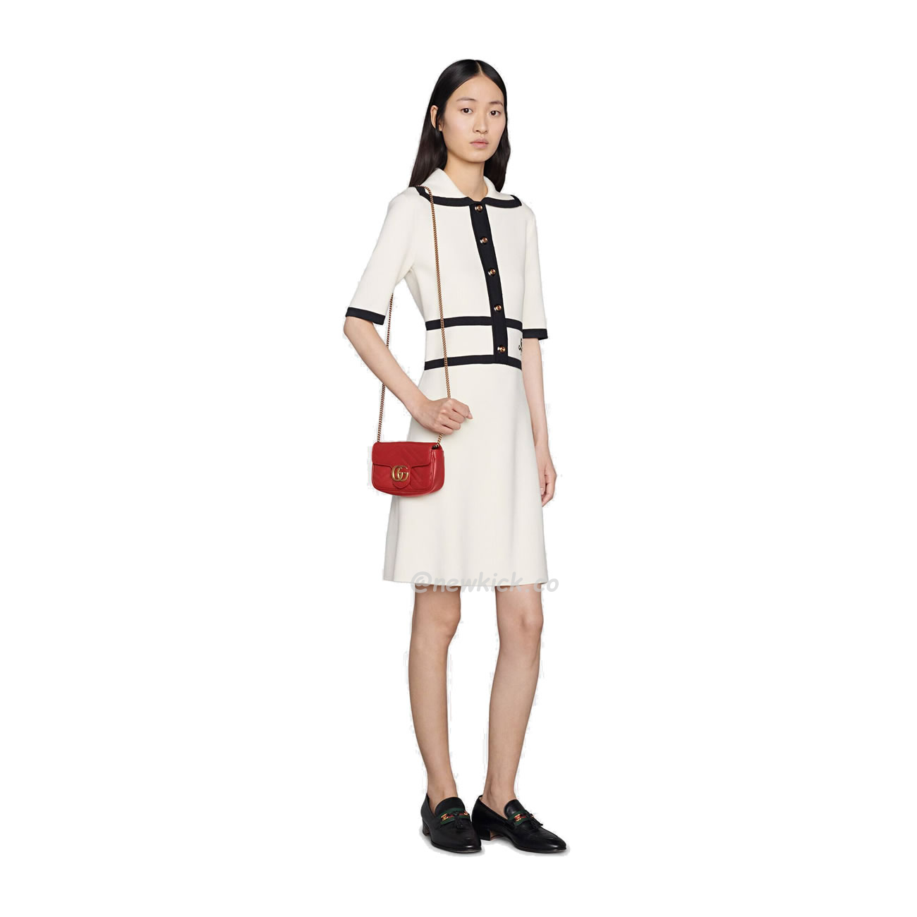 Gucci Gg Marmont Matelasse Super Mini Bag Red (13) - www.newkick.org