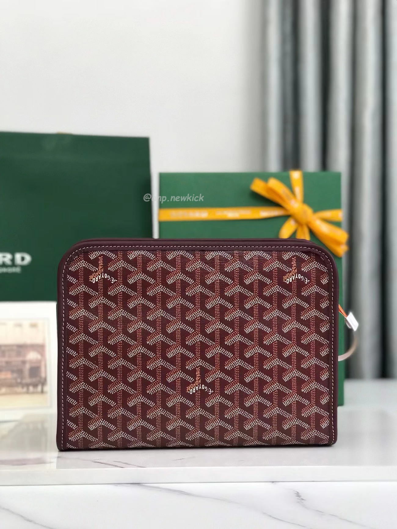 Goyard Jouvence Toiletry Bag Mm Green Black White Blue Purple Red Yellow (59) - www.newkick.org Goyard Jouvence Toiletry Bag Mm Green Black White Blue Purple Red Yellow (59) - www.newkick.org