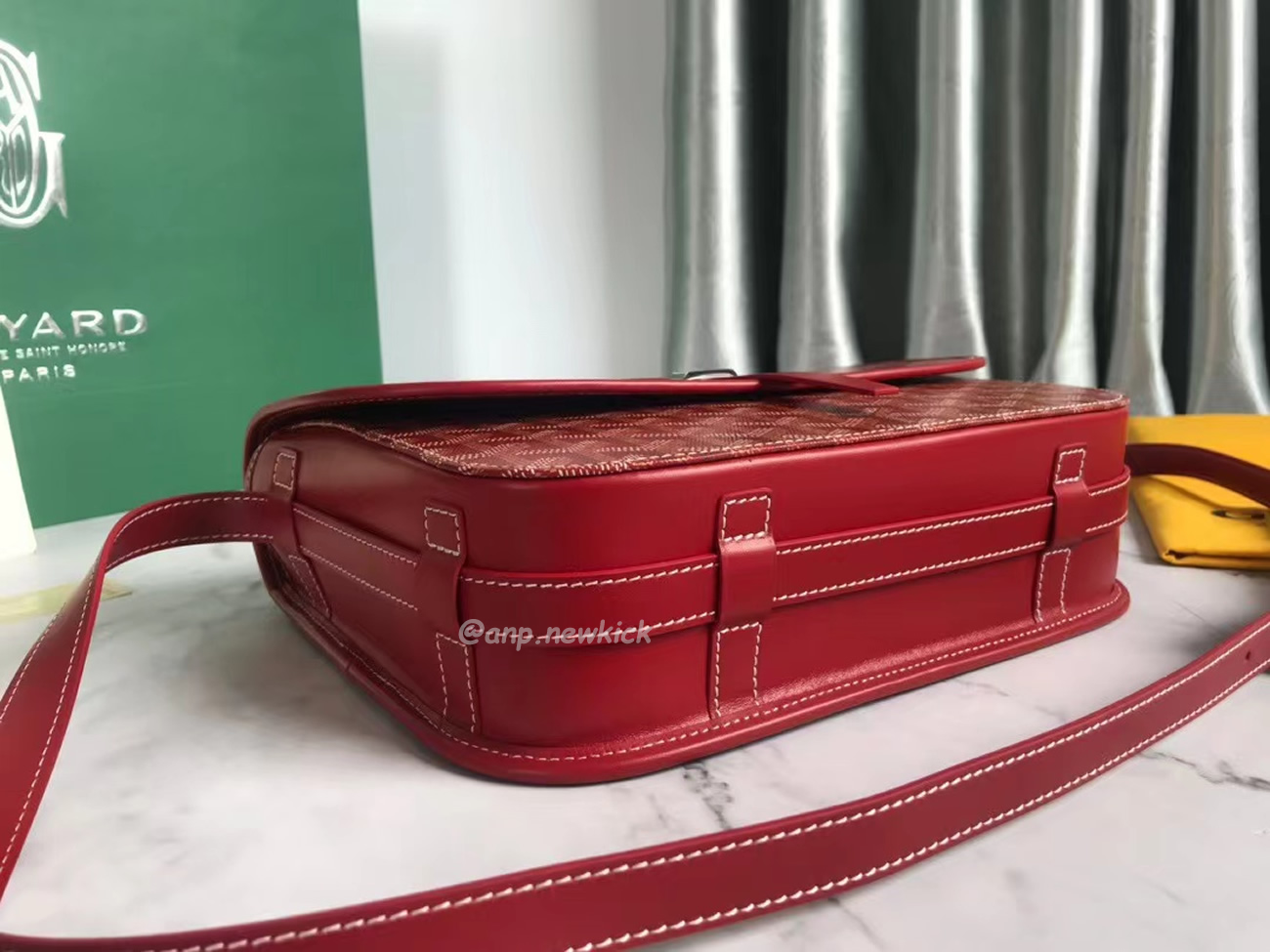 Goyard Belvedere Pm Green Red Sky Blue Black Yellow (12) - www.newkick.org