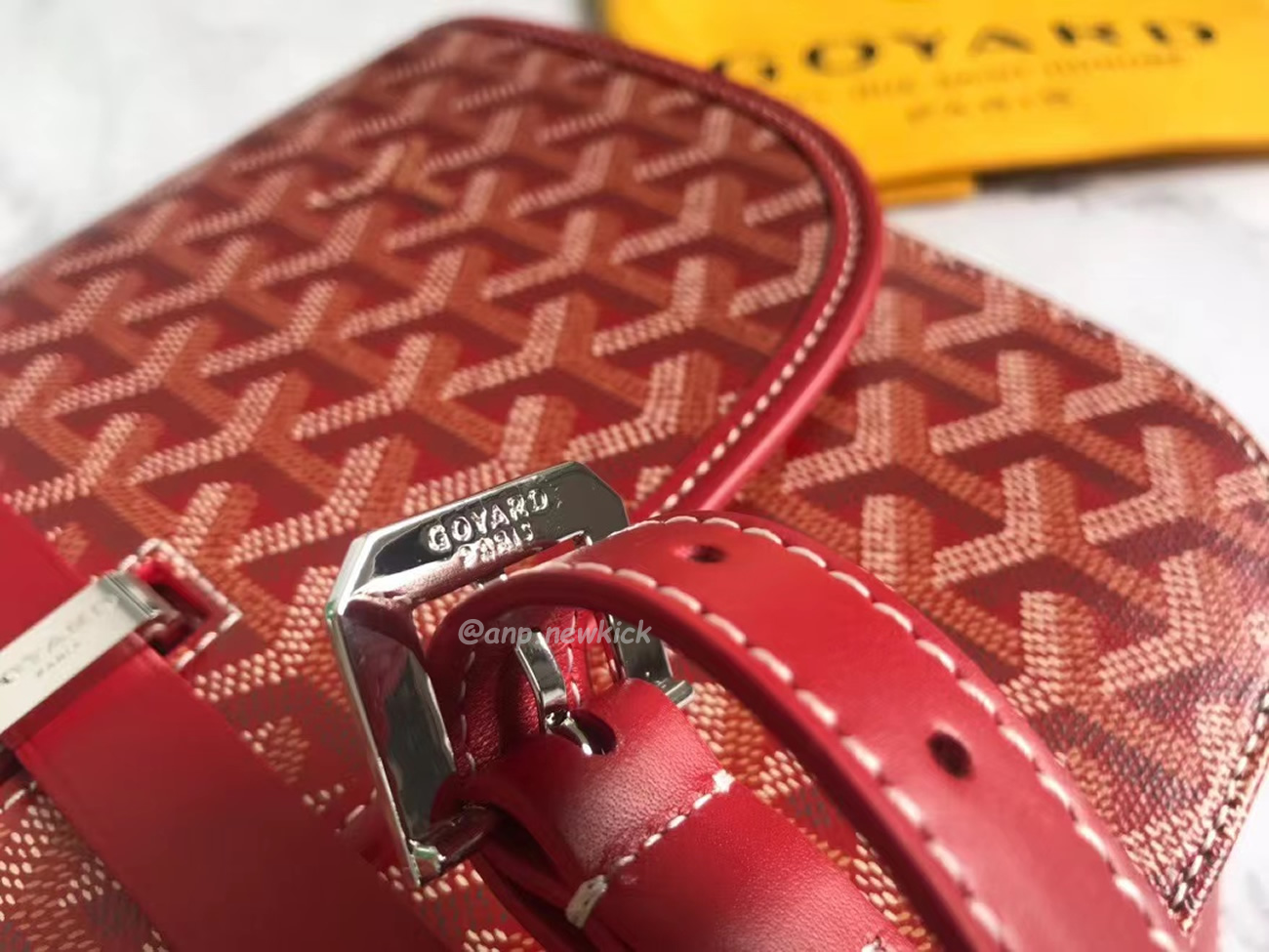 Goyard Belvedere Pm Green Red Sky Blue Black Yellow (13) - www.newkick.org