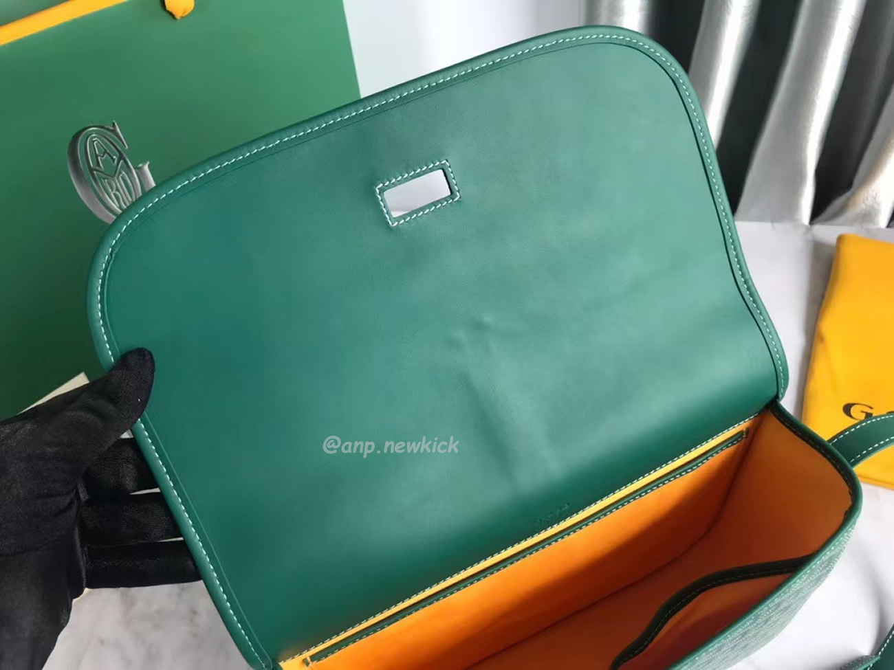 Goyard Belvedere Pm Green Red Sky Blue Black Yellow (17) - www.newkick.org