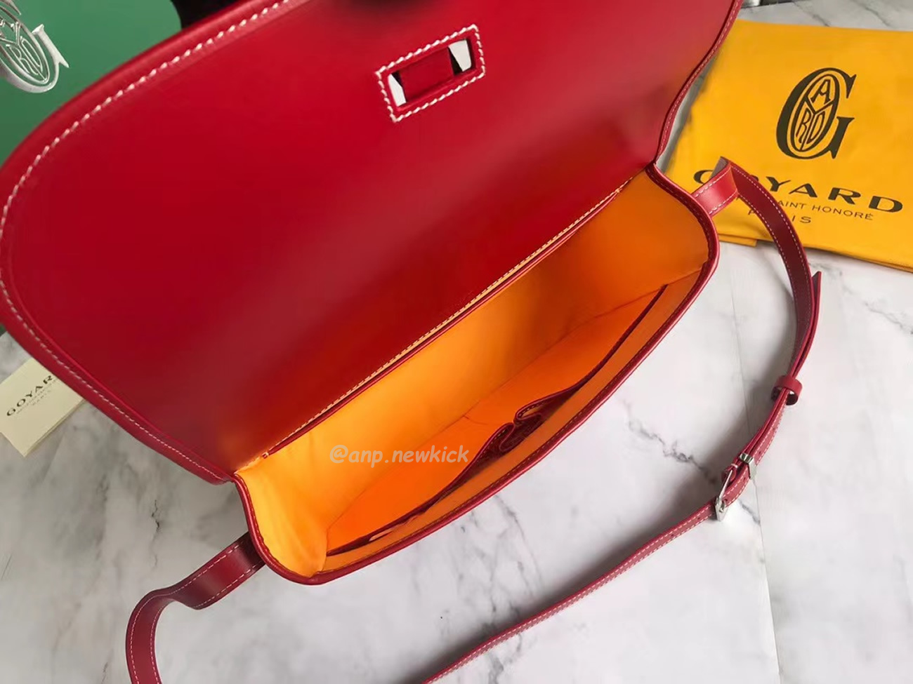 Goyard Belvedere Pm Green Red Sky Blue Black Yellow (25) - www.newkick.org
