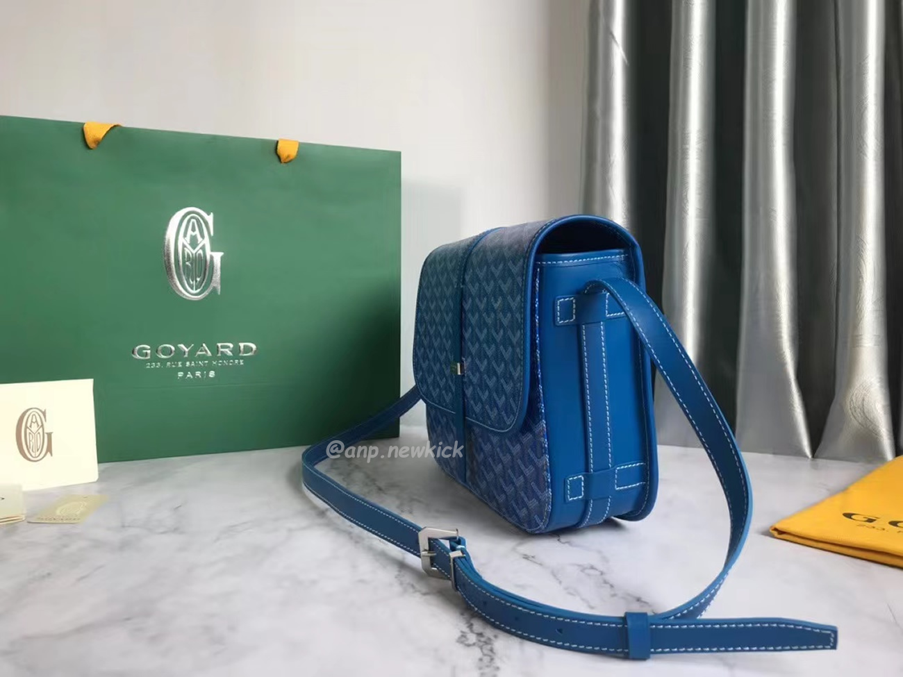 Goyard Belvedere Pm Green Red Sky Blue Black Yellow (26) - www.newkick.org