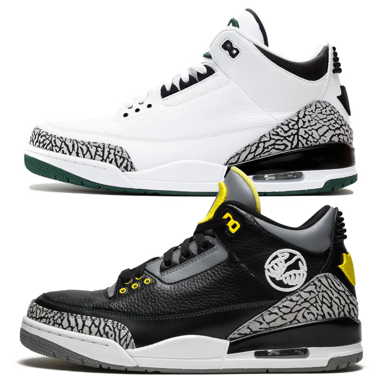Jordan 3 Retro Oregon Ducks Pit Crew Both Pairs H011 Mnjdls 5 (13) - www.newkick.org