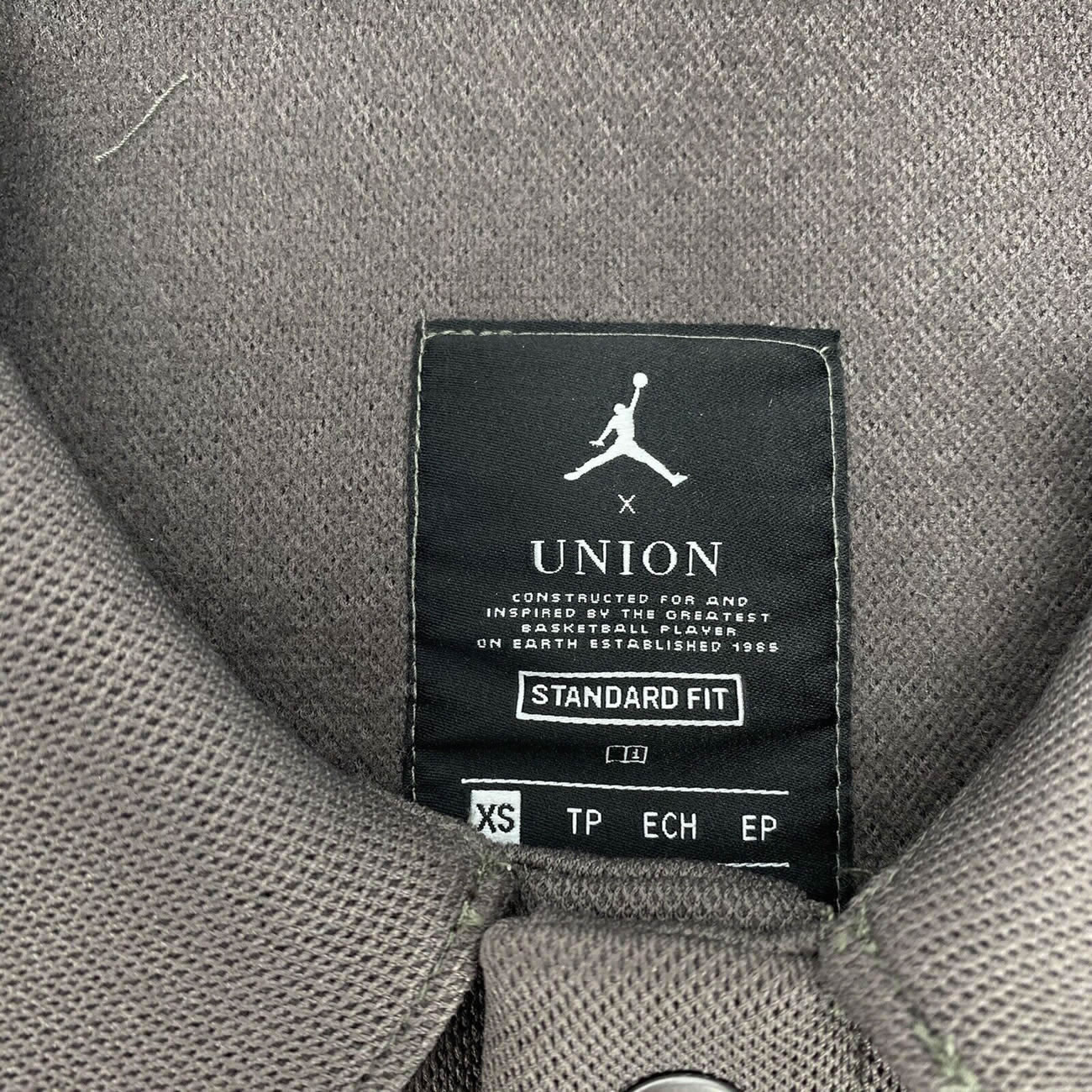 Jordan X Union Coaches Jacket Ironstone Fw20 (6) - www.newkick.org