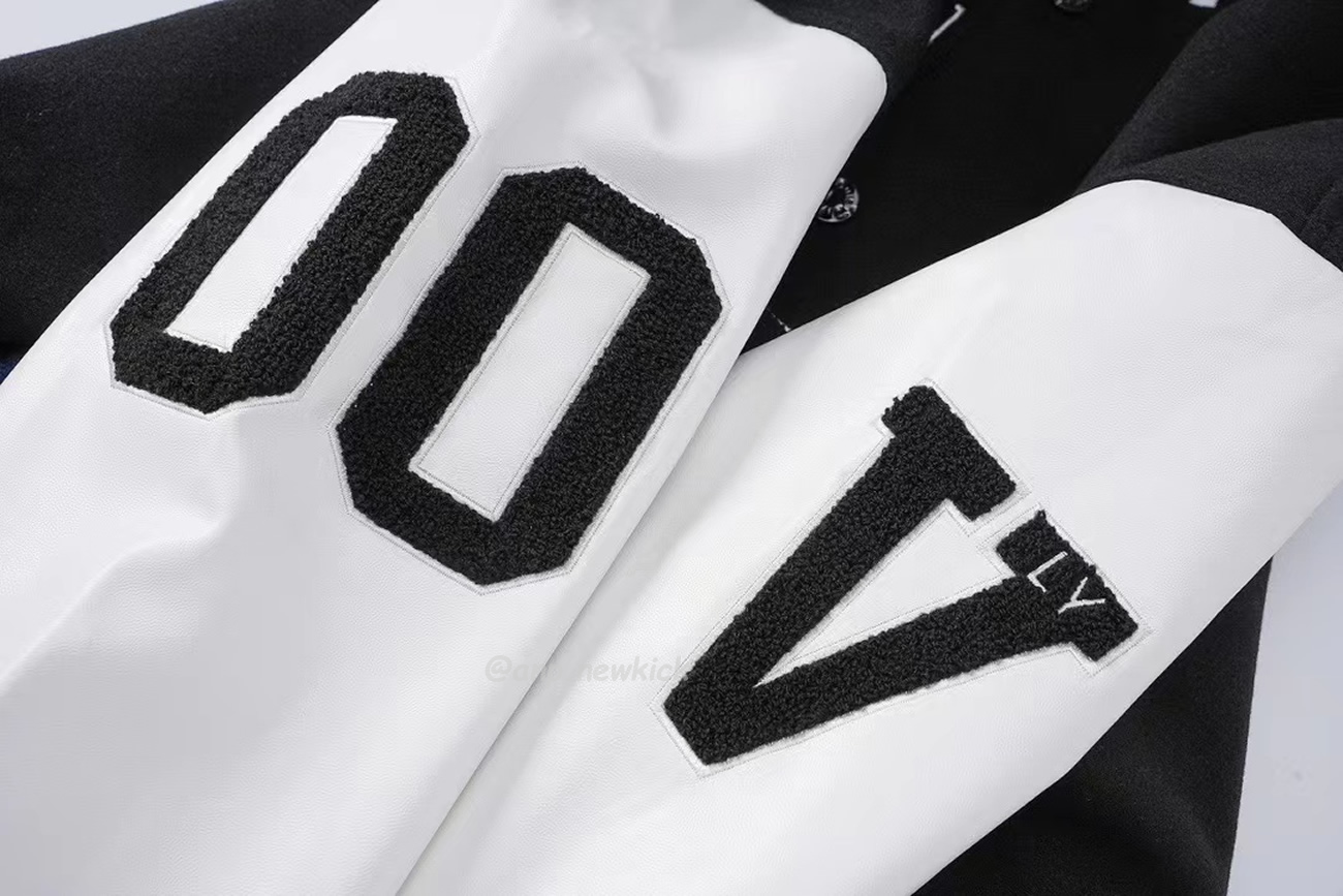 Louis Vuitton Black L Patch Varsity Jacket (2) - www.newkick.org