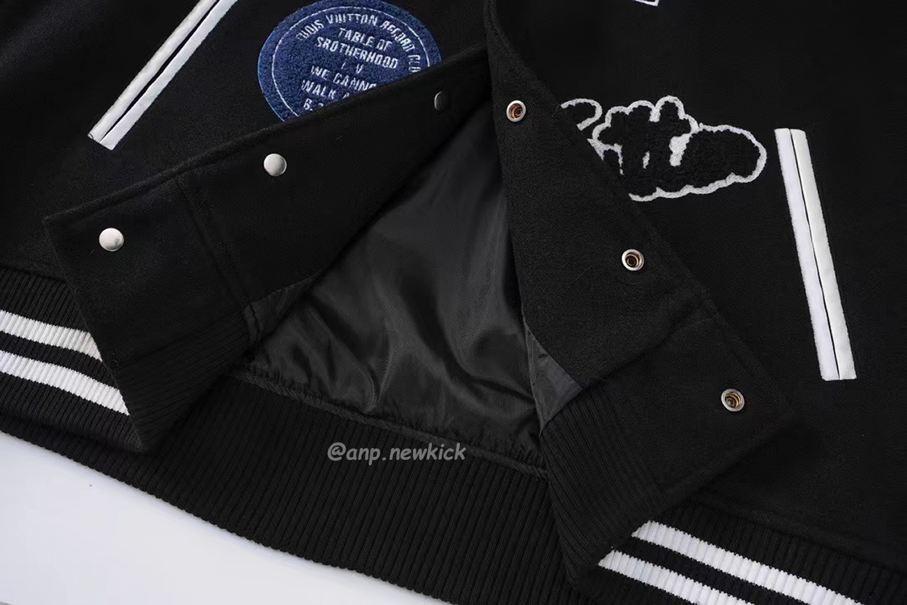 Louis Vuitton Black L Patch Varsity Jacket (8) - www.newkick.org